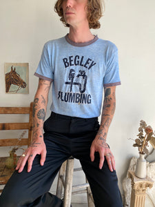 1980s Well-Worn Begley Plumbing Tee (M)