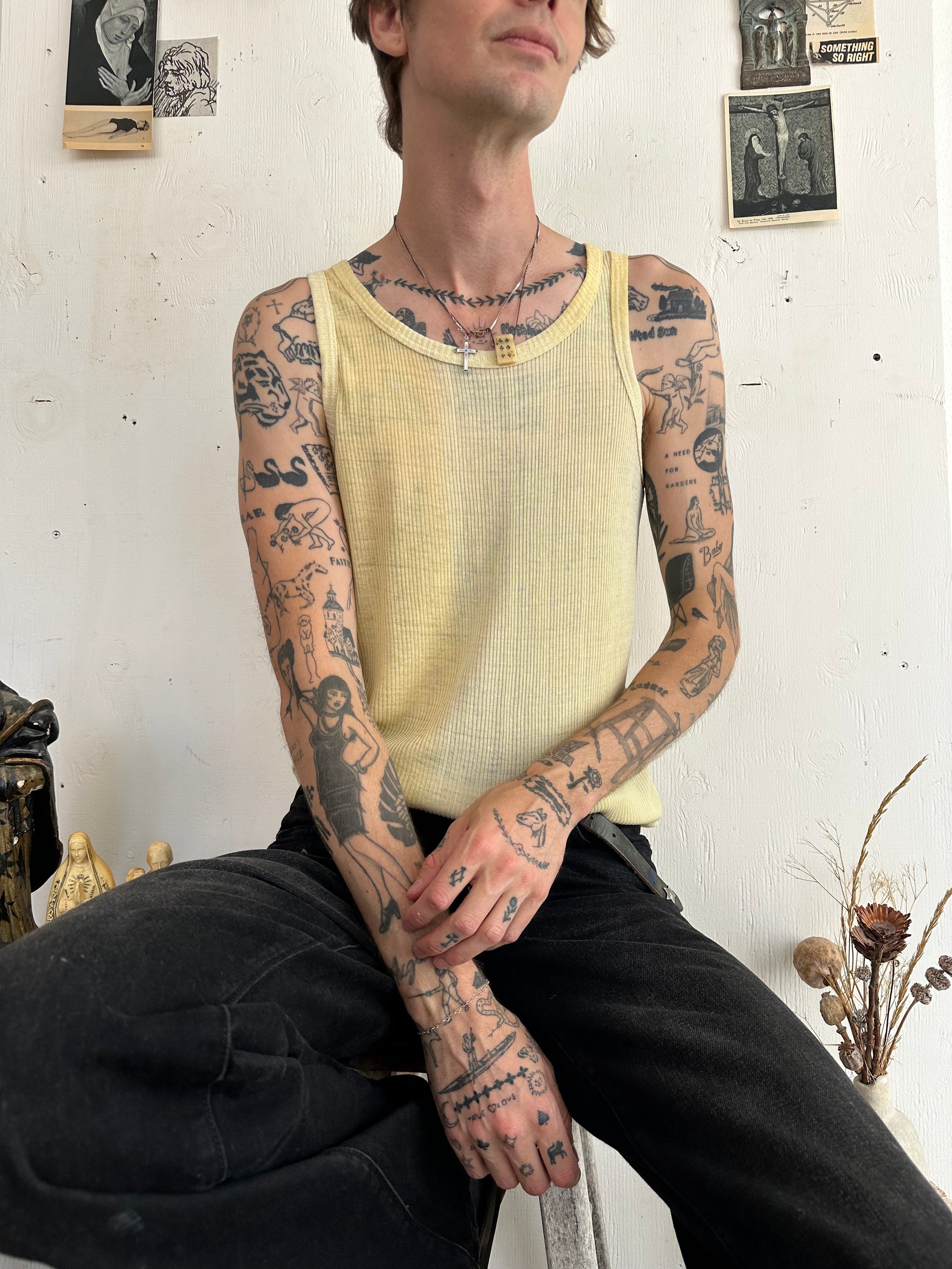 1970s Thick Ribbed Tank