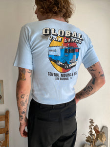 1980s Global Van Lines T-Shirt (S/M)