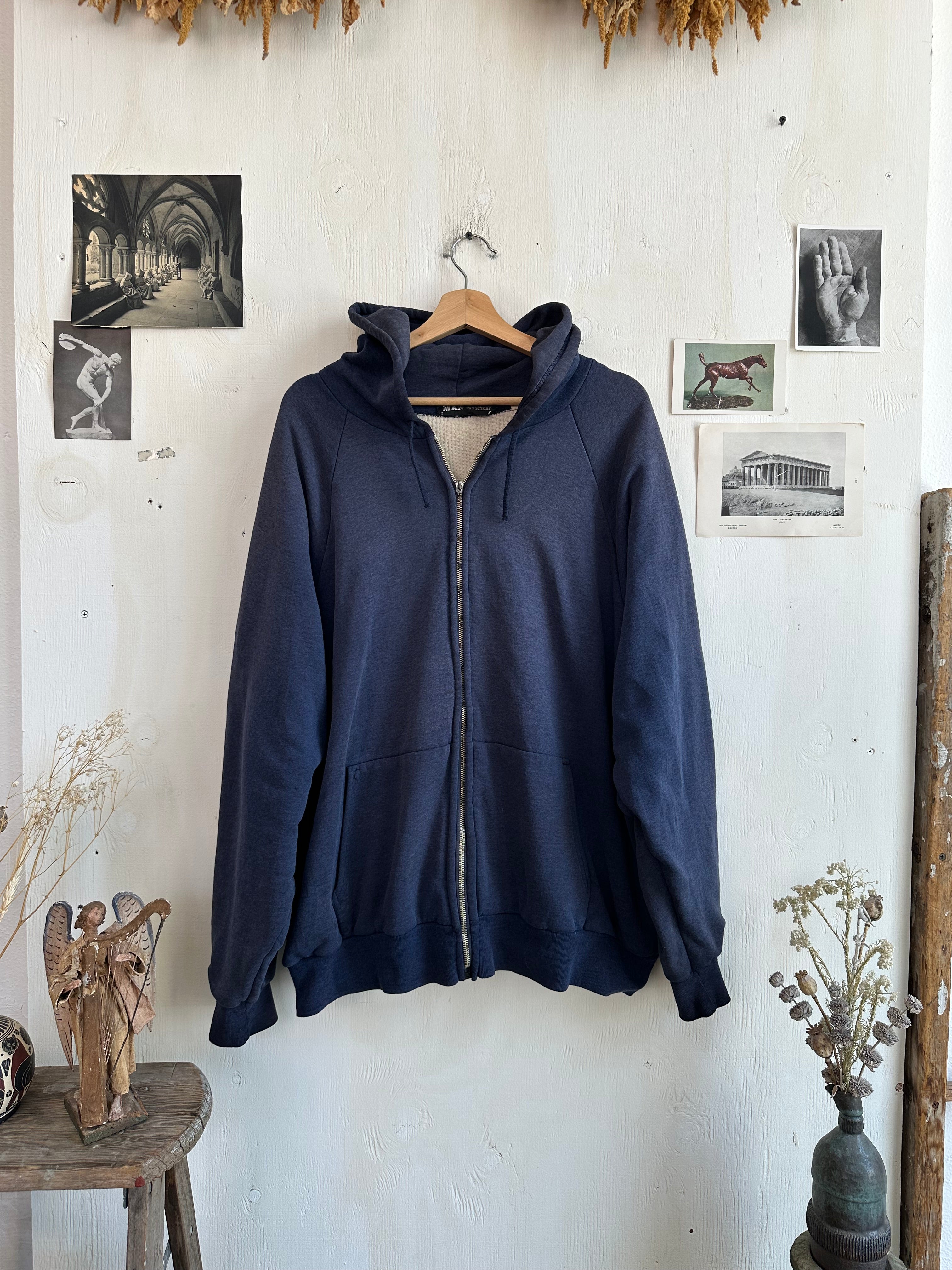 1990s Sunfaded Thermal Lined Hoodie (Boxy XXL)