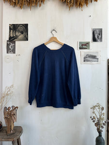 1980s Well Worn Paper Thin Raglan Crewneck (Boxy M)