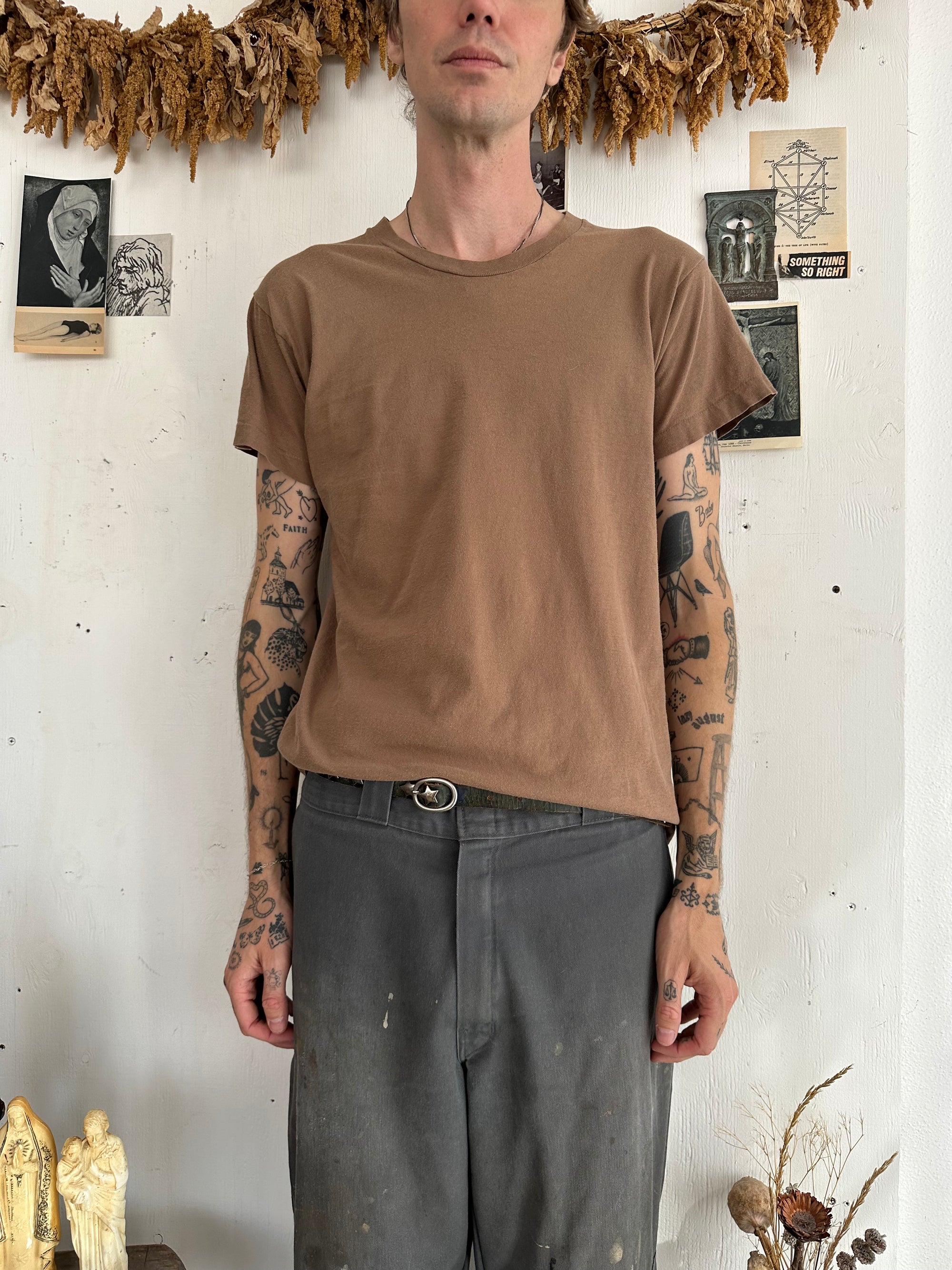 1980s Brown Blank
