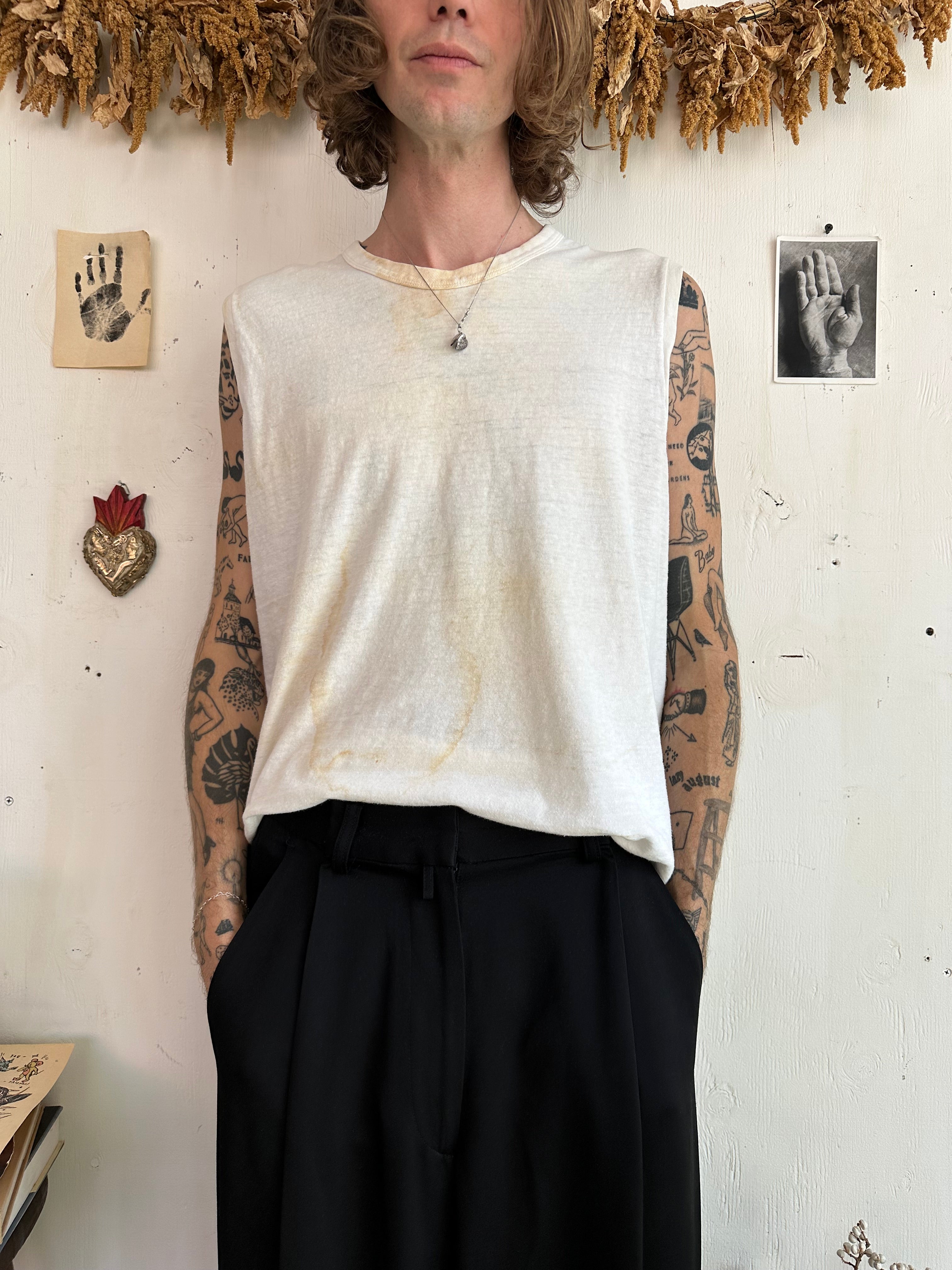 1970s Thrashed Muscle Tank (L)