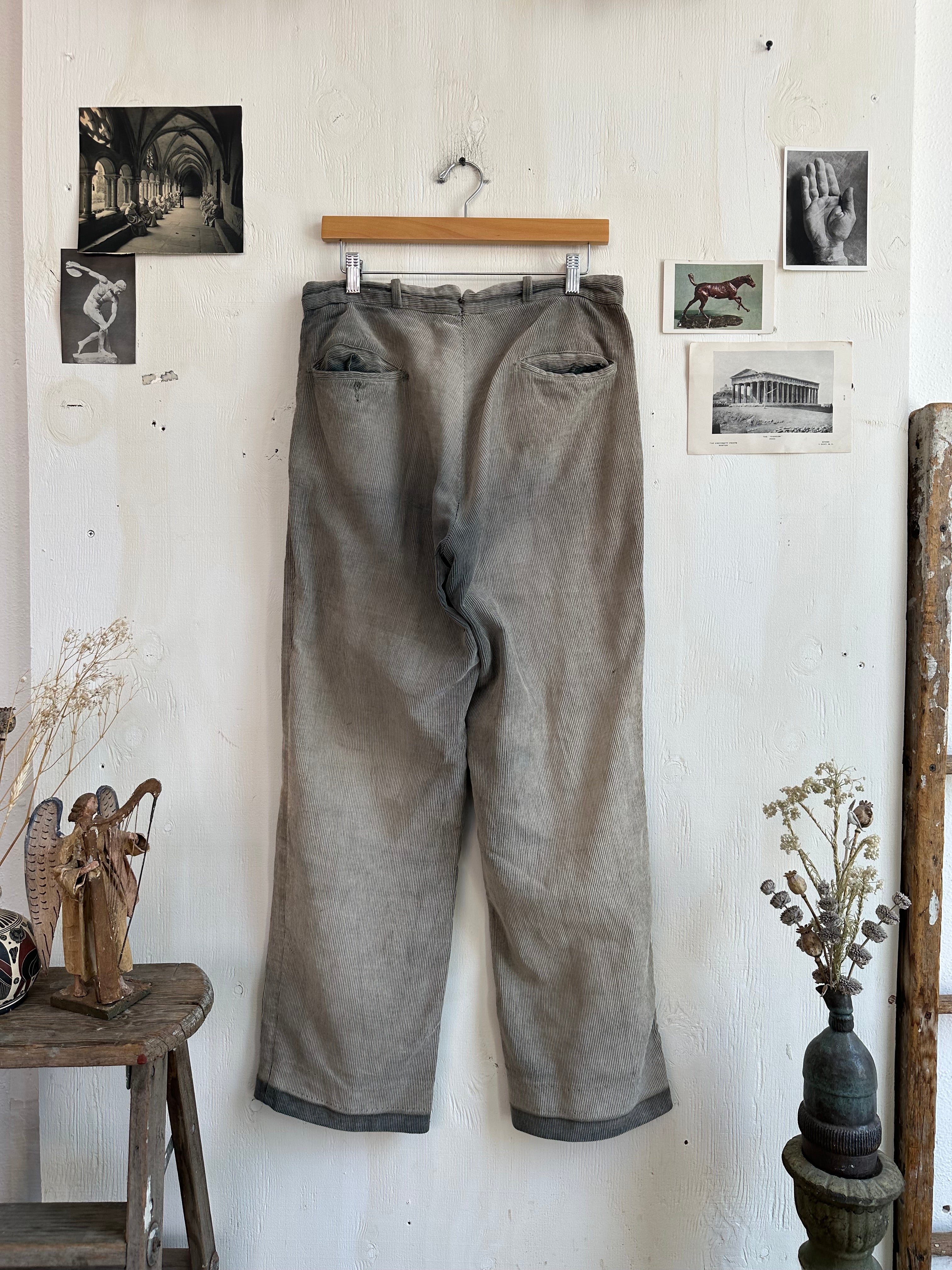1940s Sunfaded Baggy Cords (32/31)