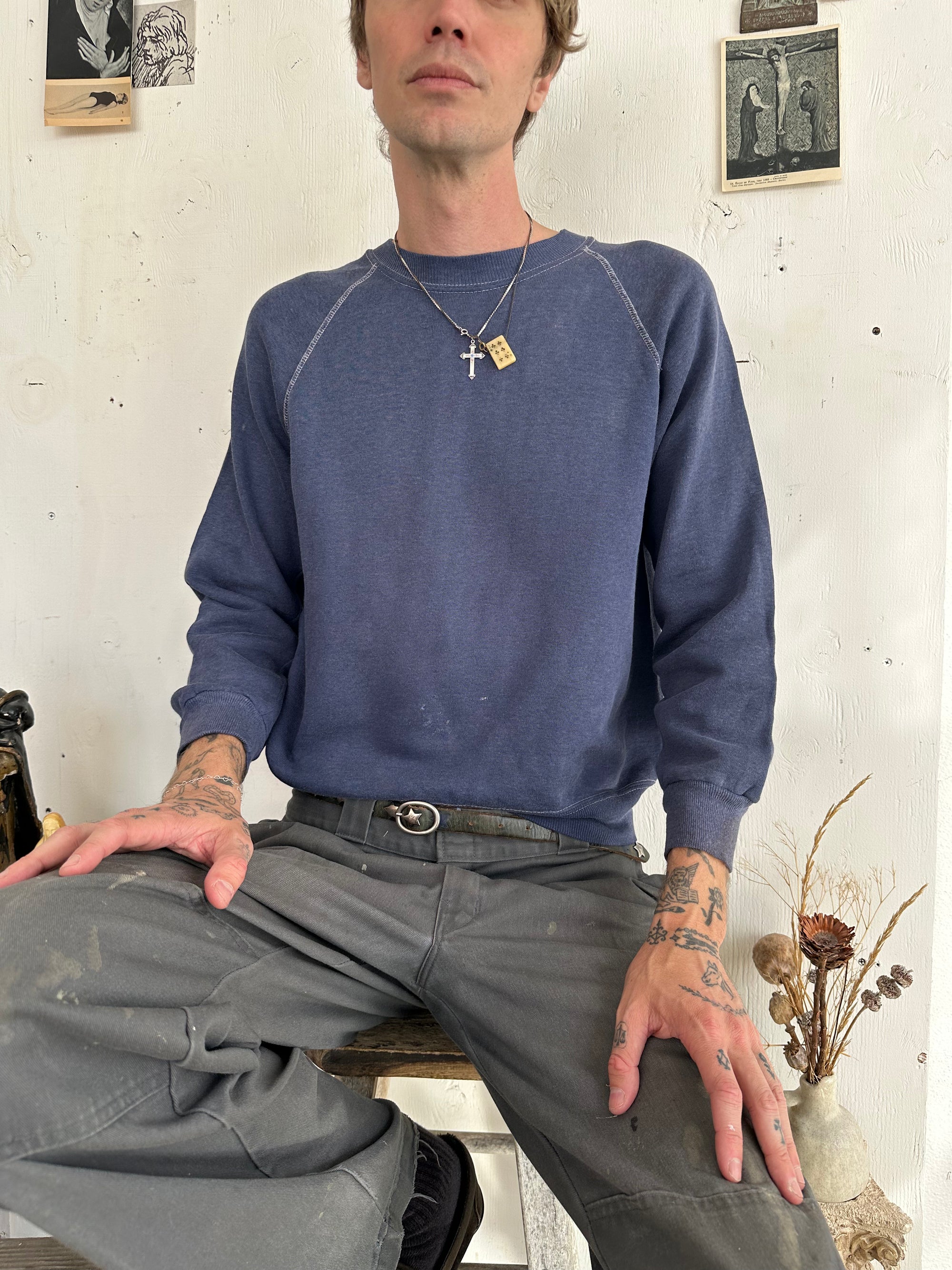 1980s Blue Sweatshirt