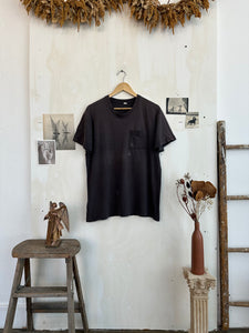 1980s Perfect Thrashed Black Pocket Tee (L)