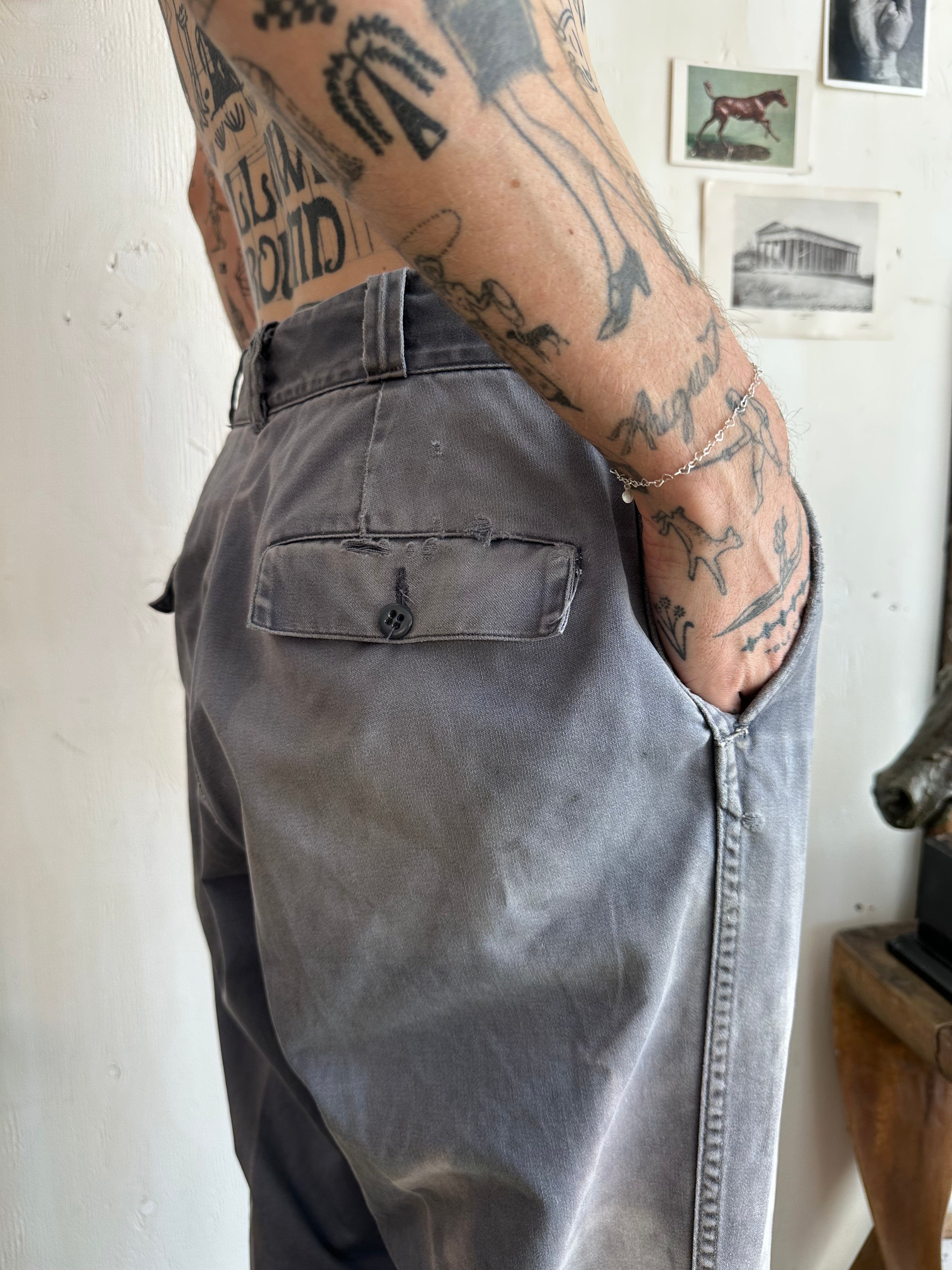 1950s Sunfaded Work Pants (31/30)