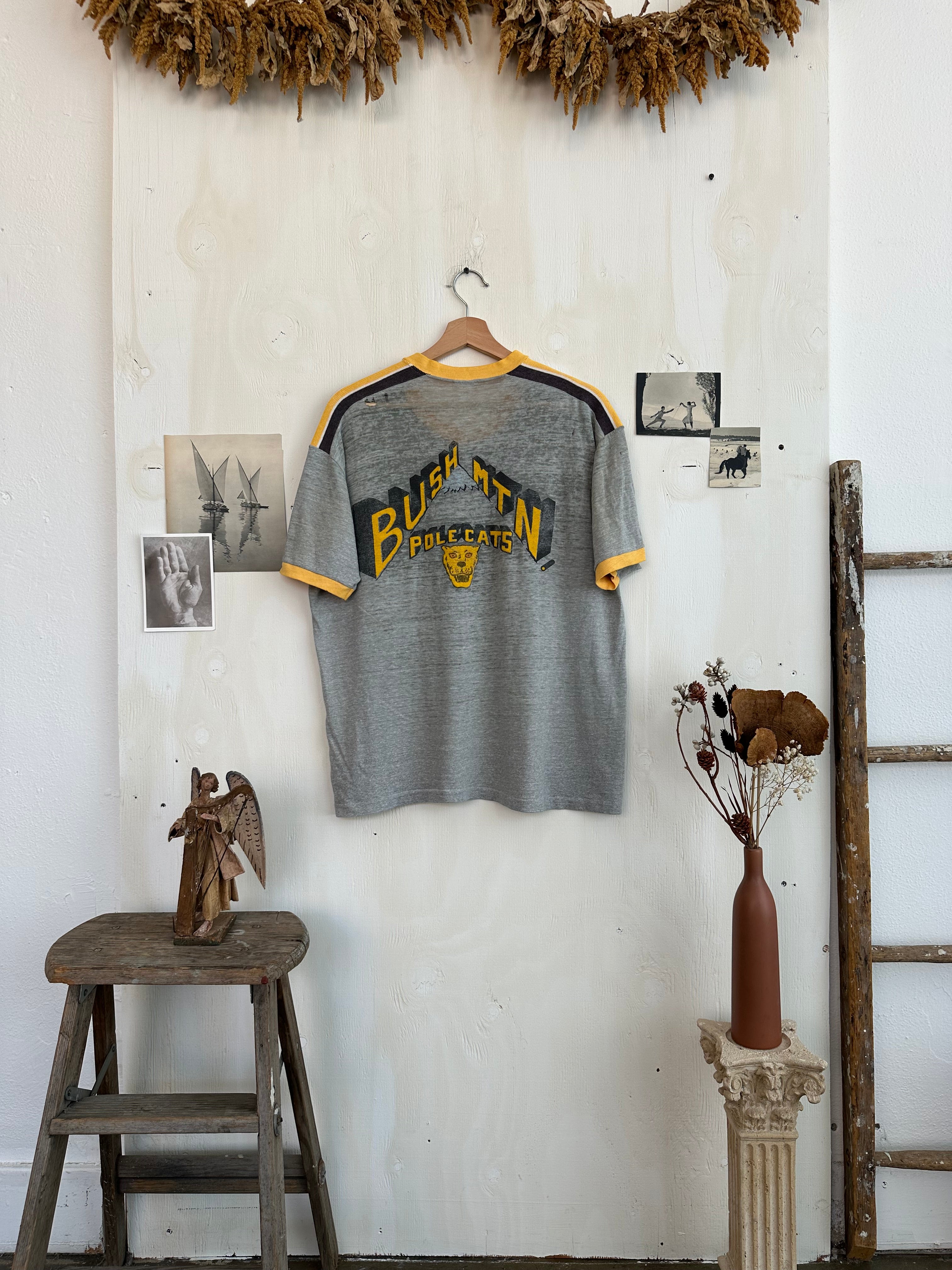 1970s Paper Thin Bush Mountain Athletic Tee (Boxy XL)