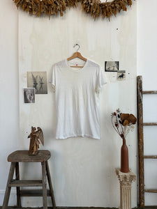 1970s Thrashed White Hanes Tee (M/L)