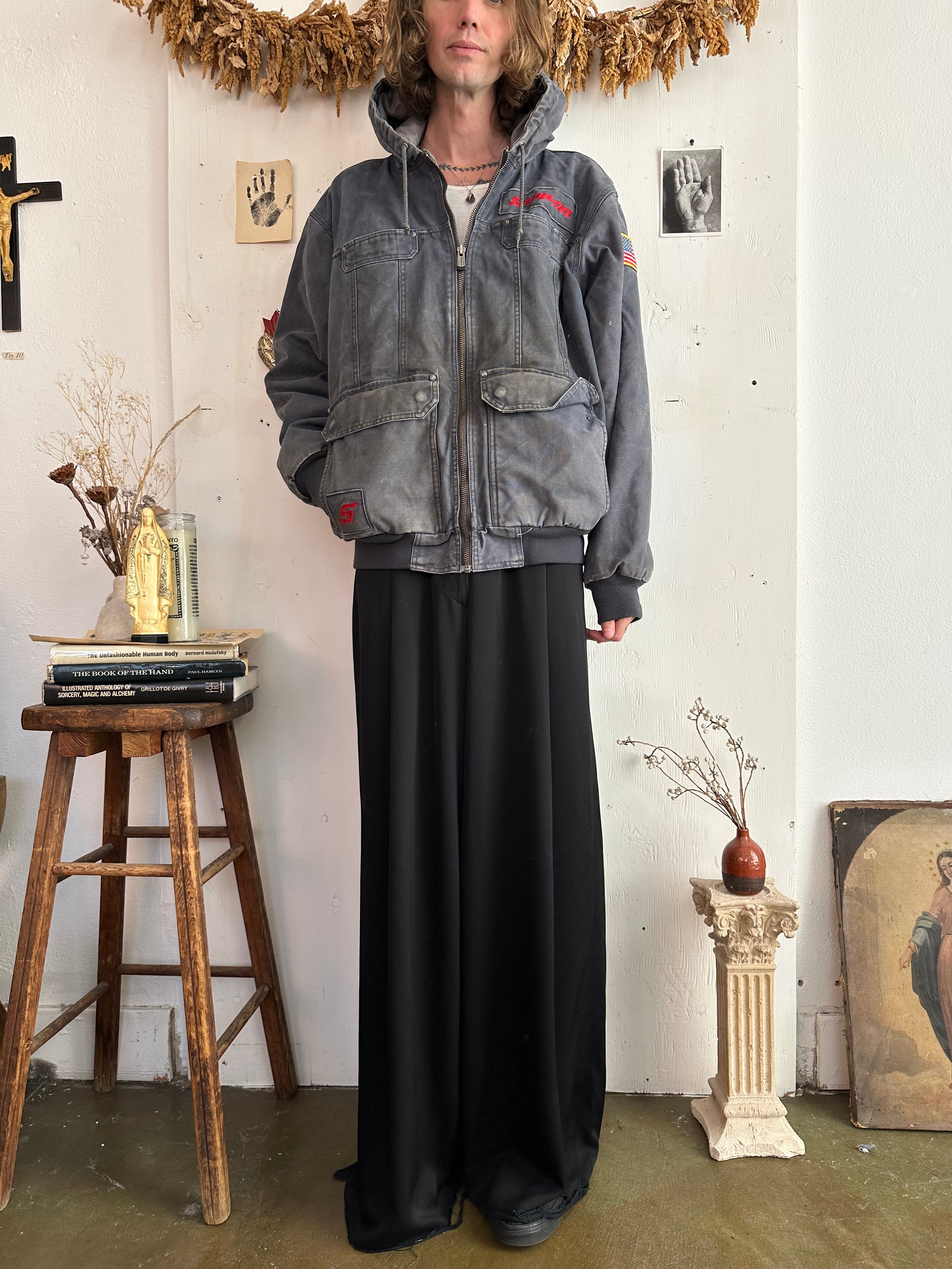 1990s Sunfaded Snap-On Work Jacket (Boxy XL)