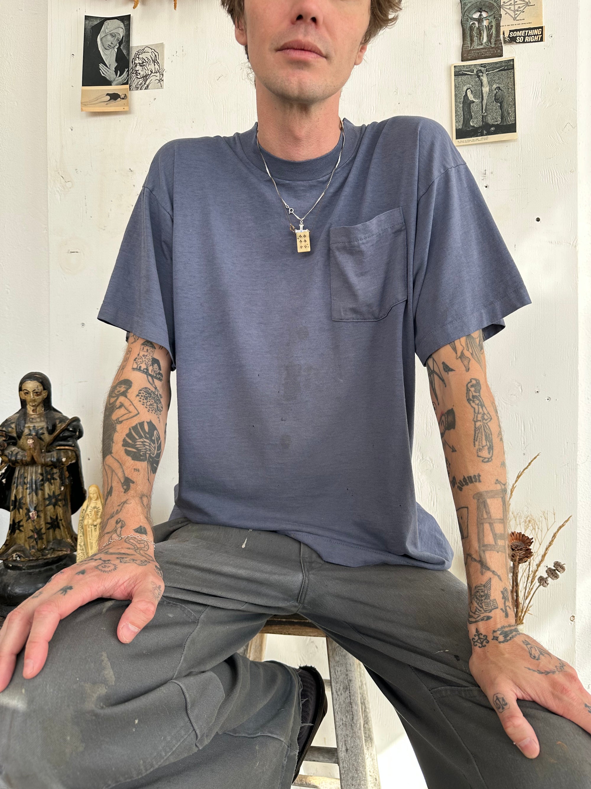 1980s Faded Pocket Tee