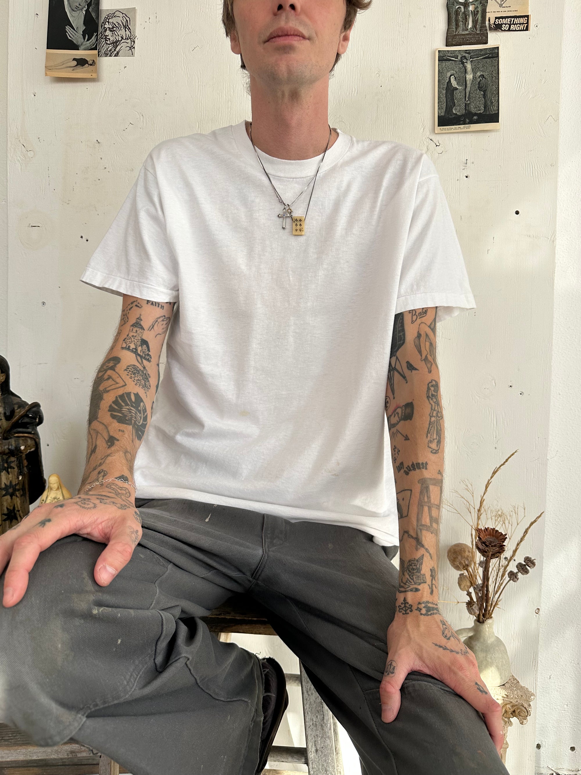 1990s White Blank