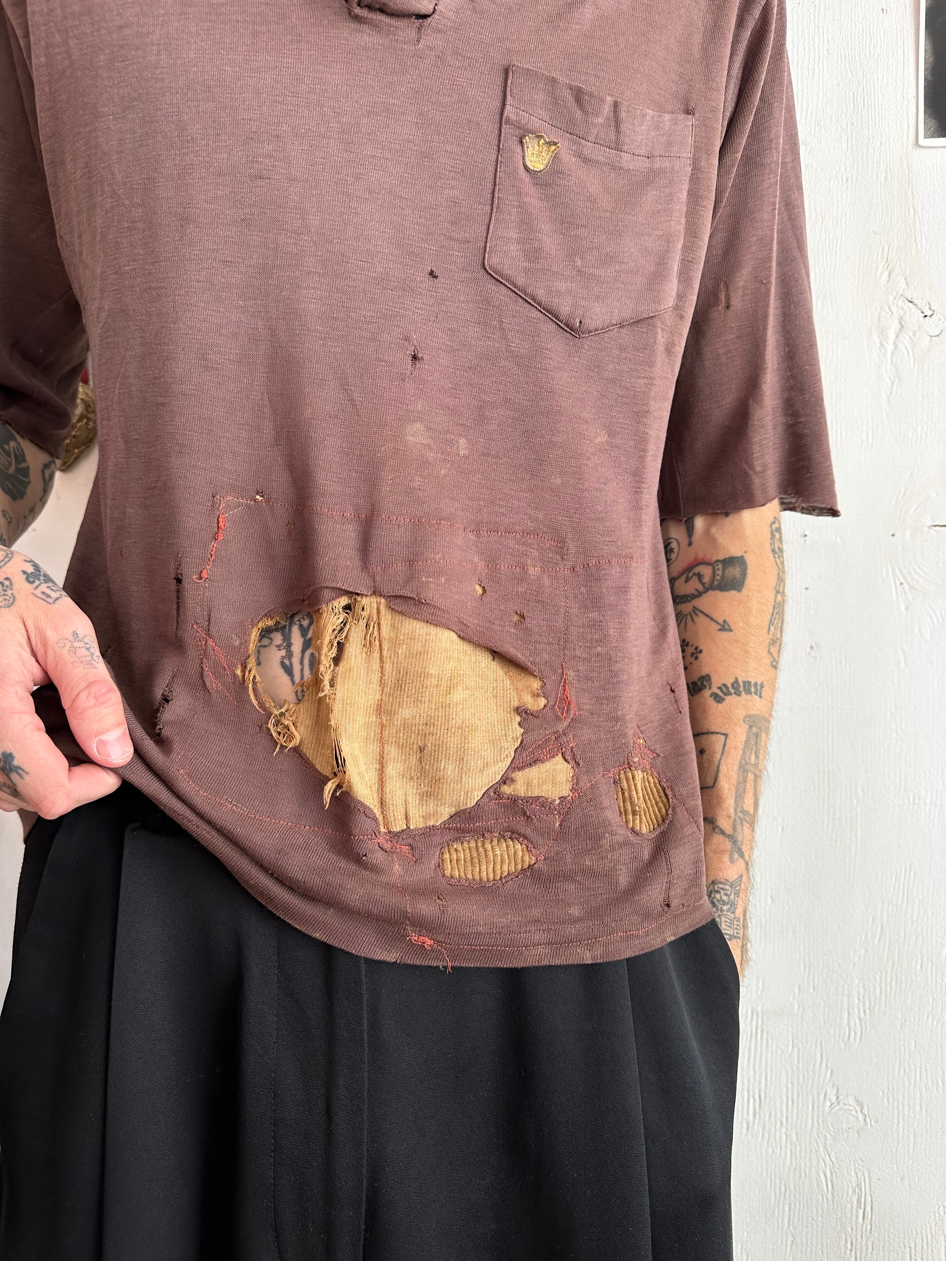 1970s Thrashed and Repaired Brown Polo (Boxy M)