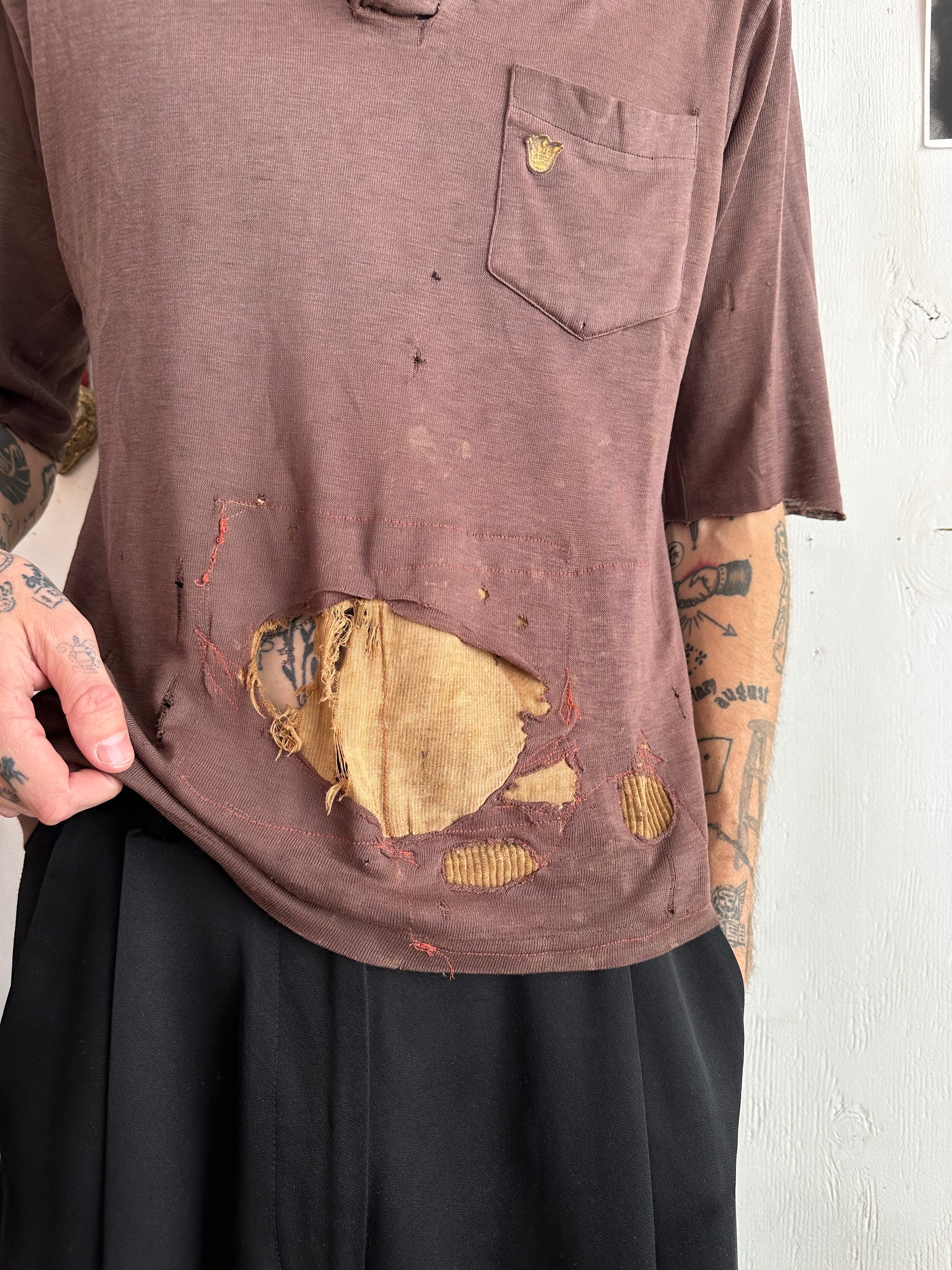1970s Thrashed and Repaired Brown Polo