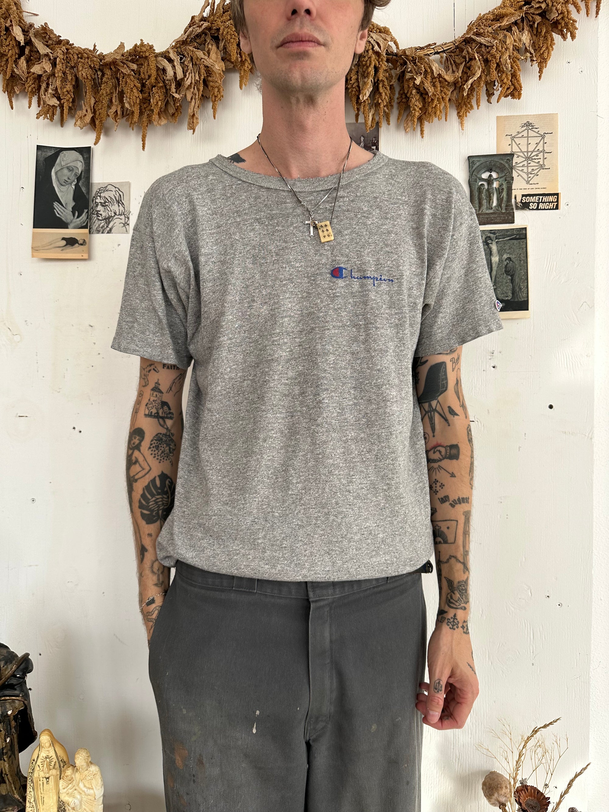 1980s Grey Champion Tee