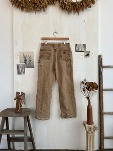 1980s Well-Worn Sunfaded Carhartt Carpenter Pants (29/29)