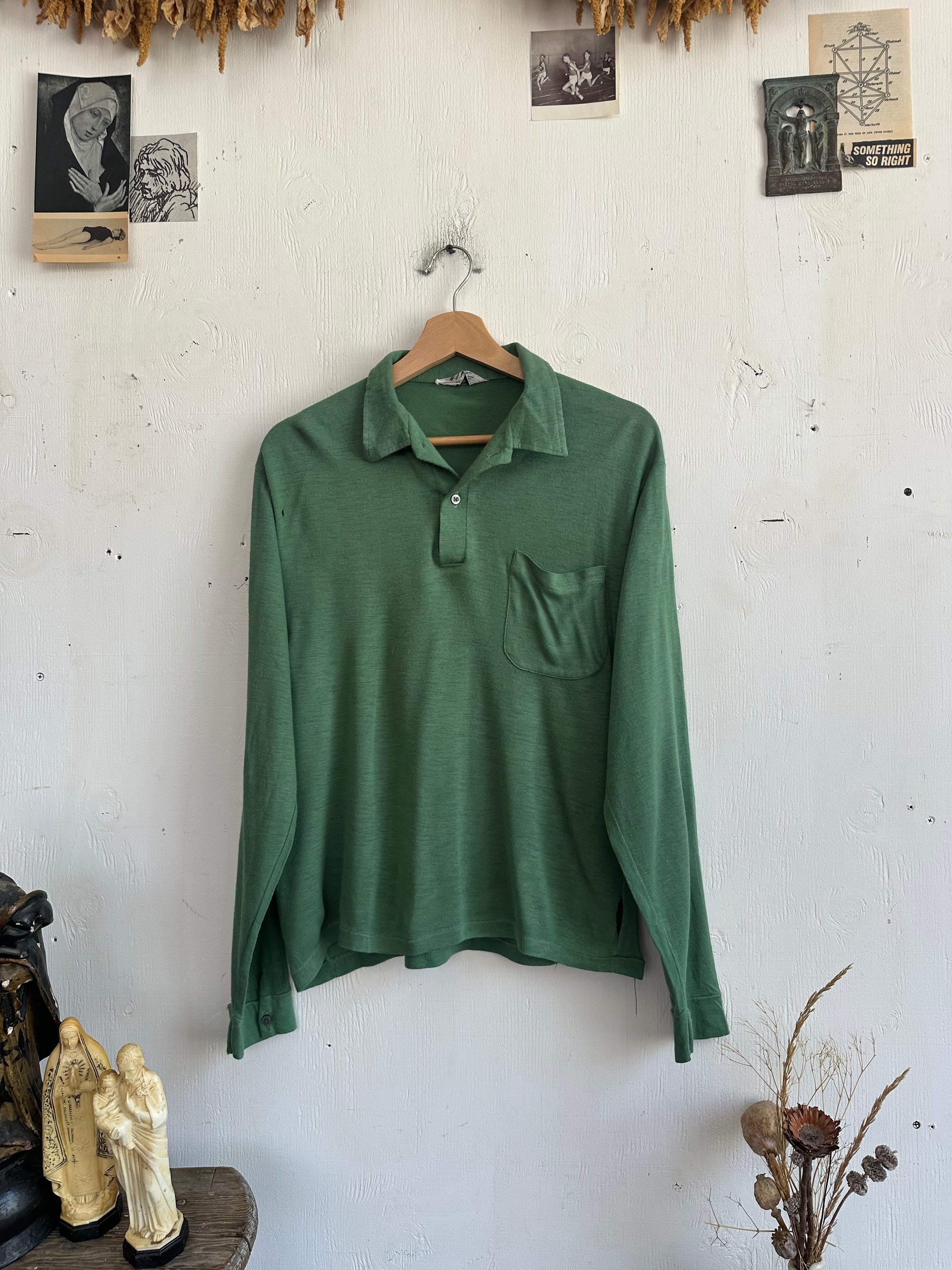 1970s Long Sleeve Polo