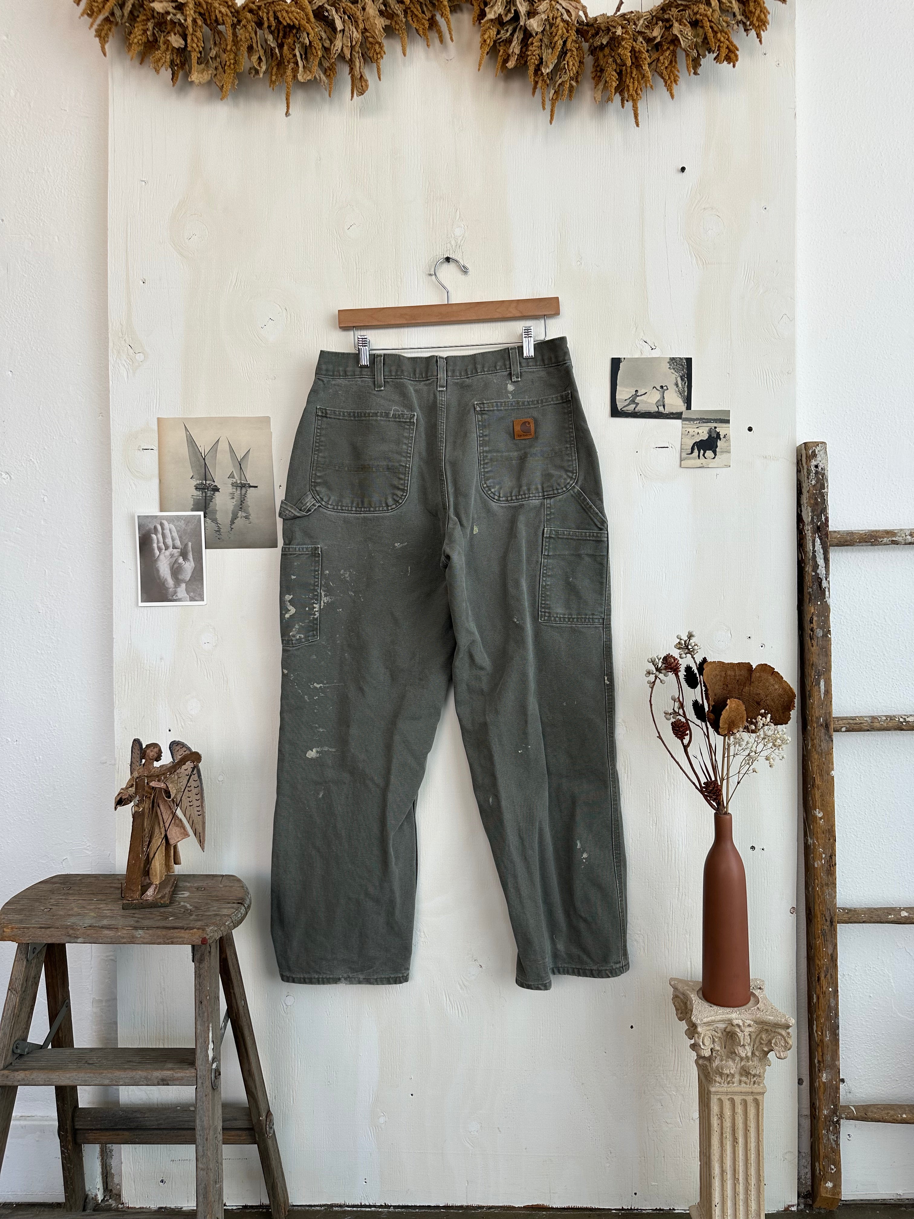 1990s Thrashed Carhartt Carpenter Pants (31/29)