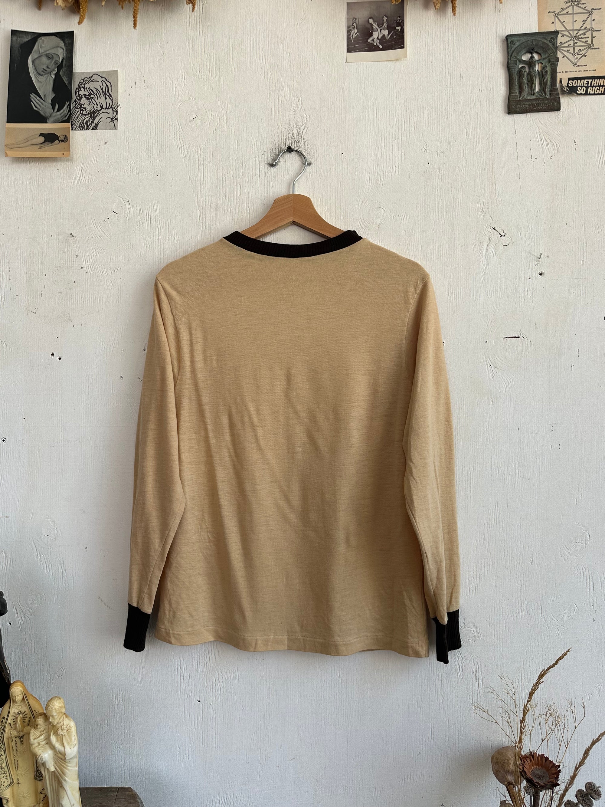 1970s Long Sleeve Ringer
