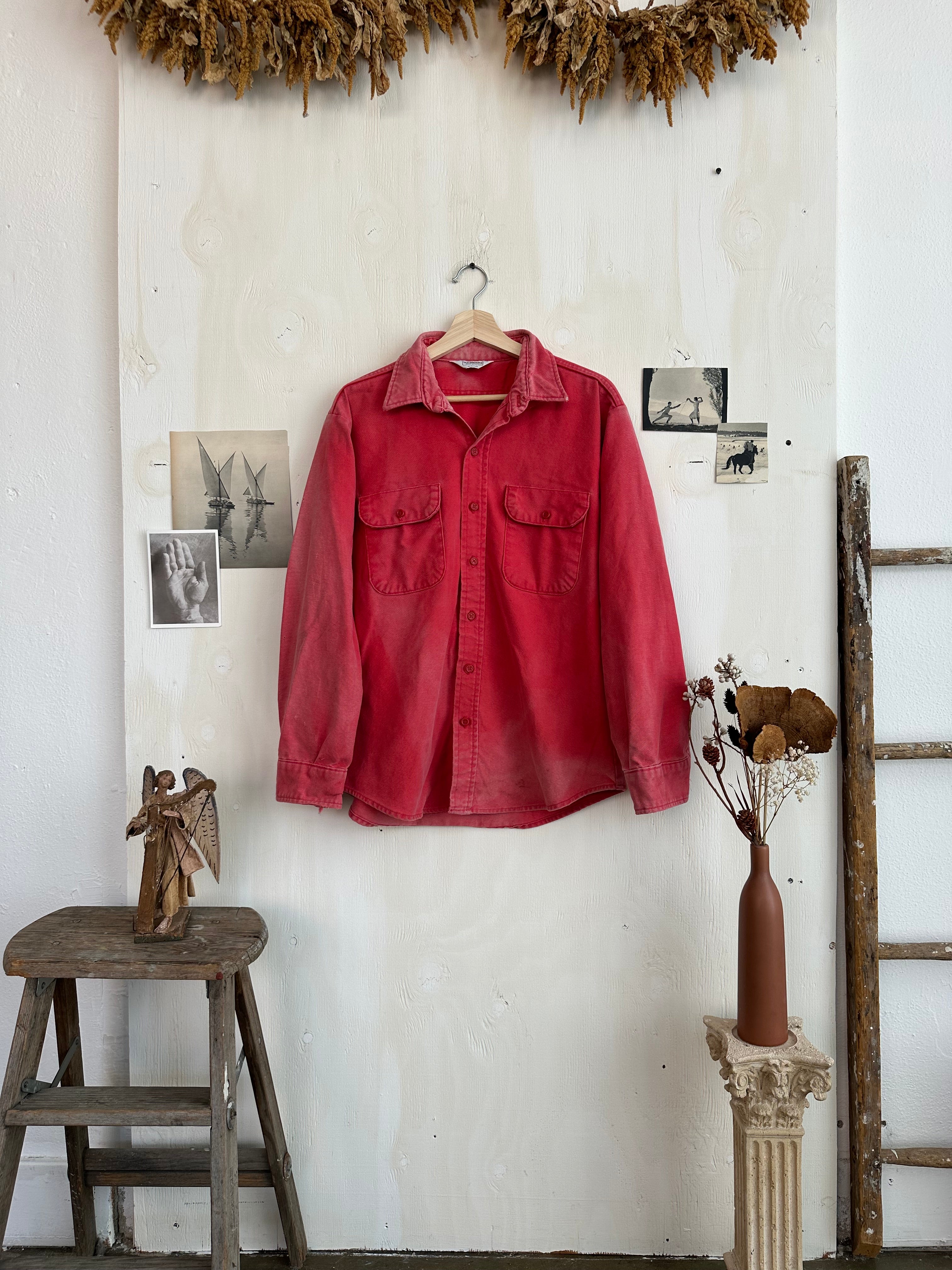 Sunfaded Red Work Shirt (L/XL)