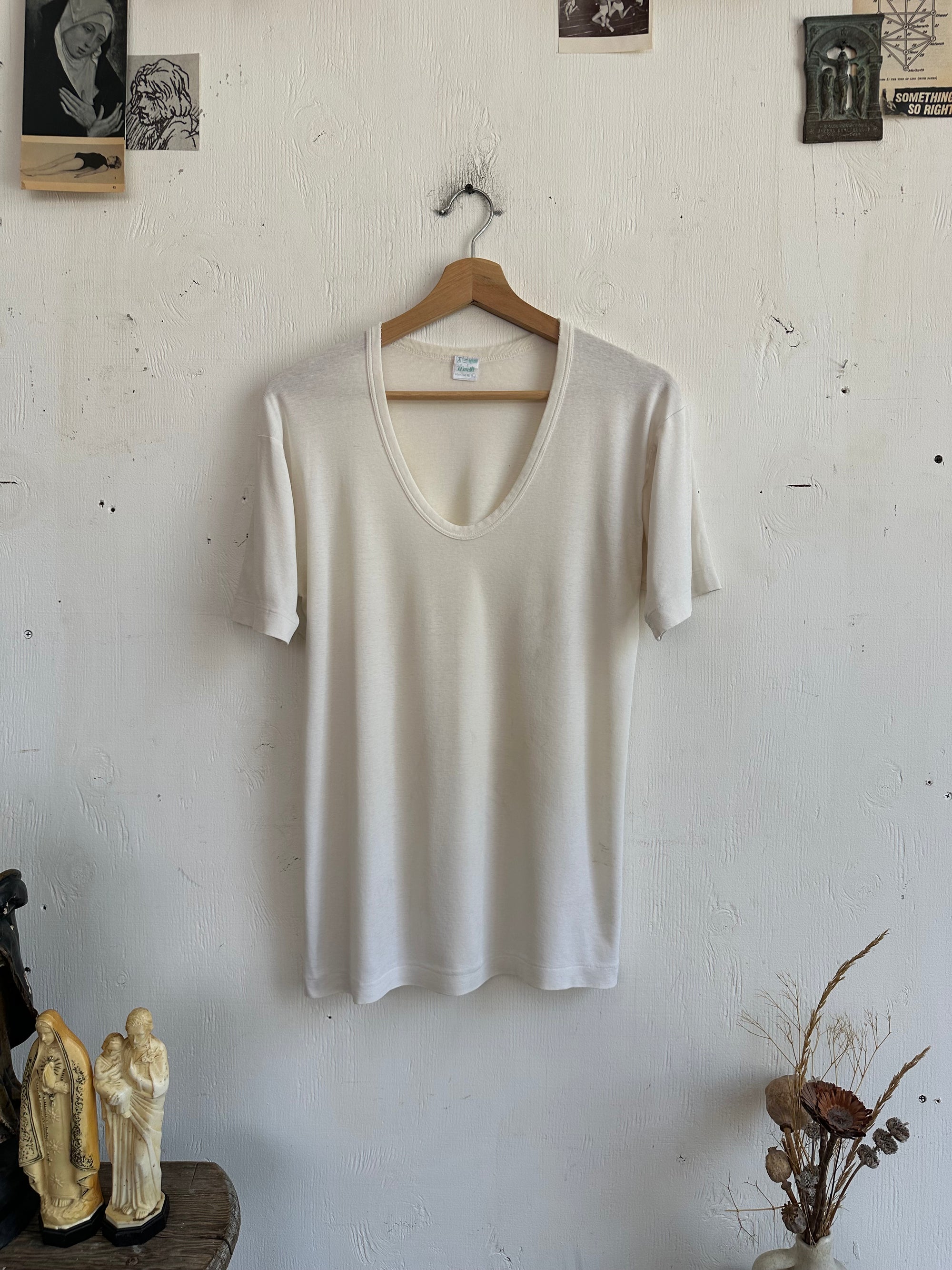 1980s White Blank