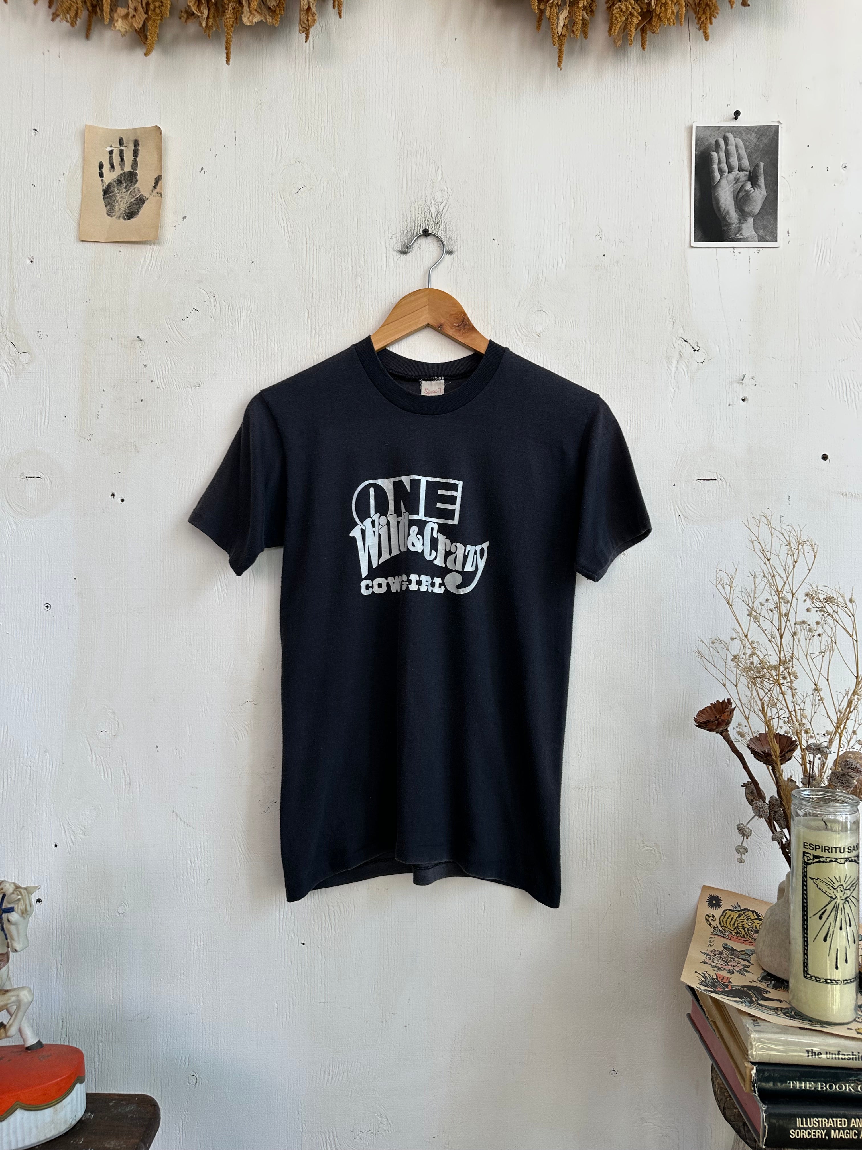 1970s Wild and Crazy Cowgirl Tee (S/M)