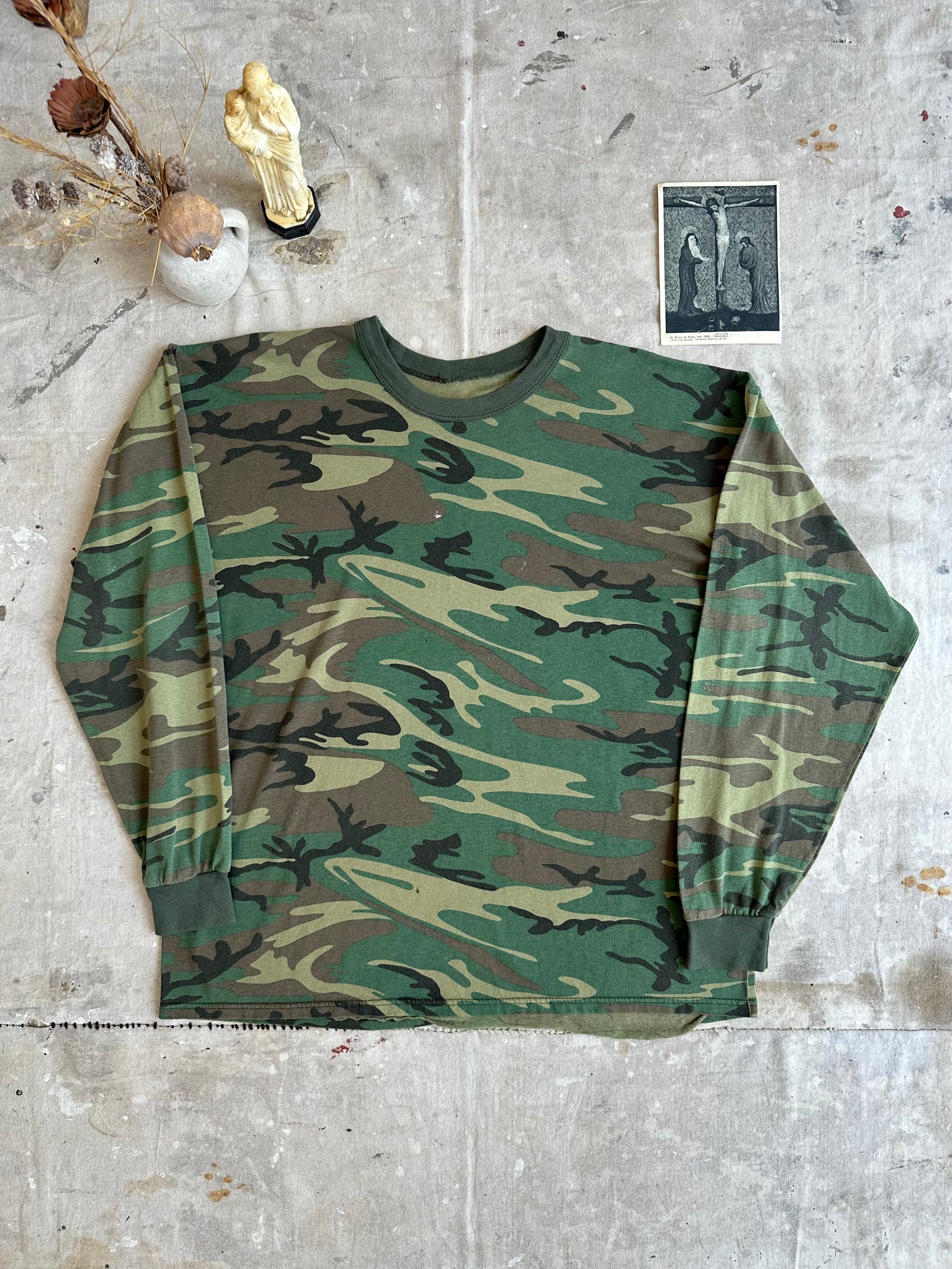 1990s British Camo Long Sleeve