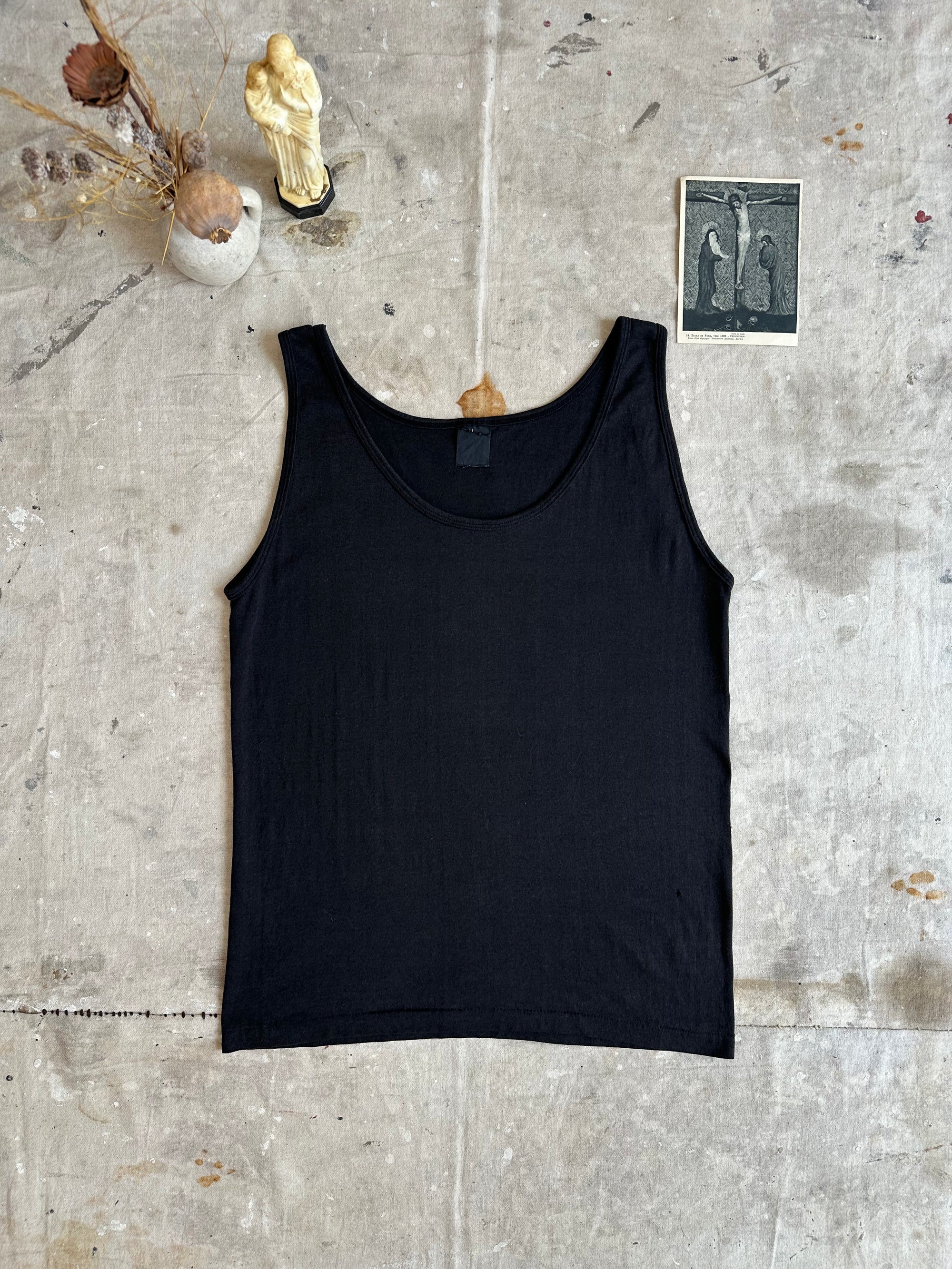1980s Black Tank