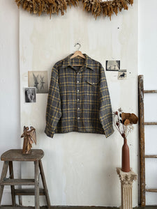 1970s Tweed Overshirt (Boxy L/XL)