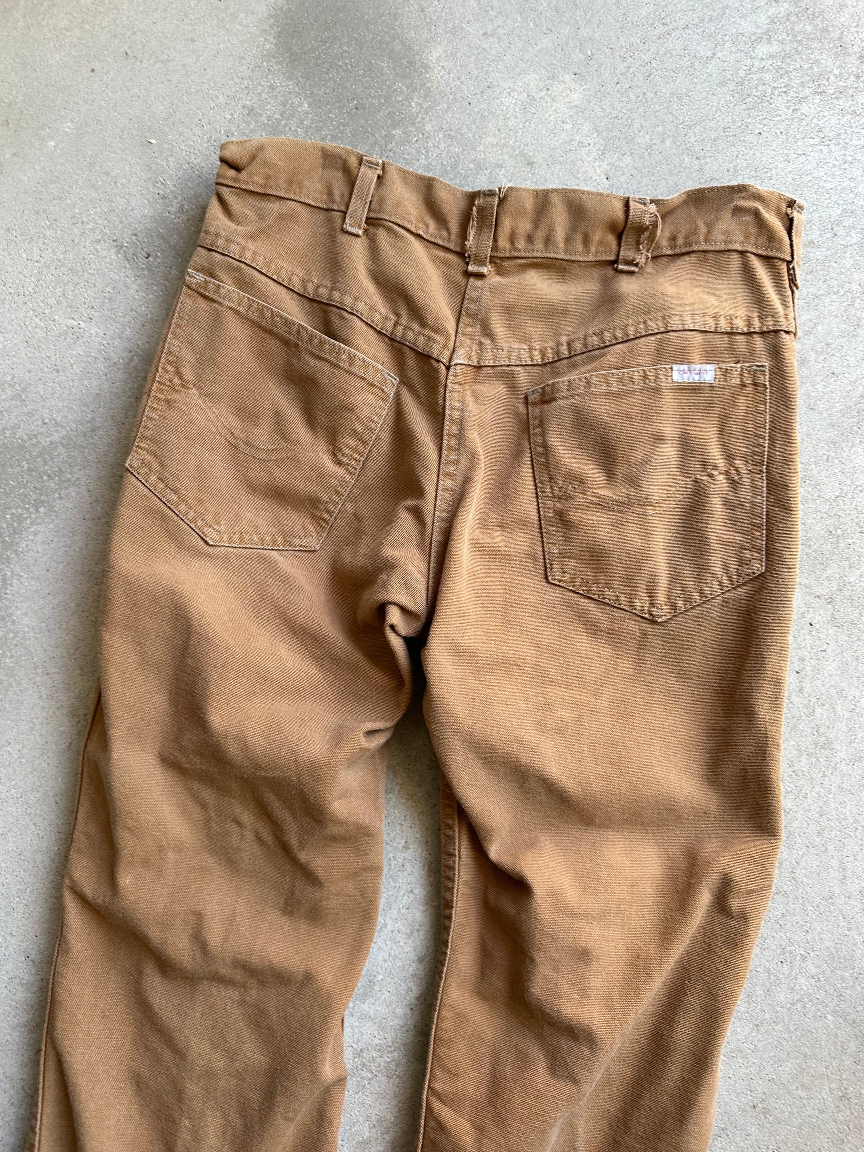 1980s Well-Worn Carhartt Work Pants (31 x 28)