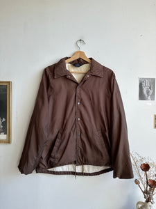 1980s Sun Faded Brown Nylon Jacket (L)