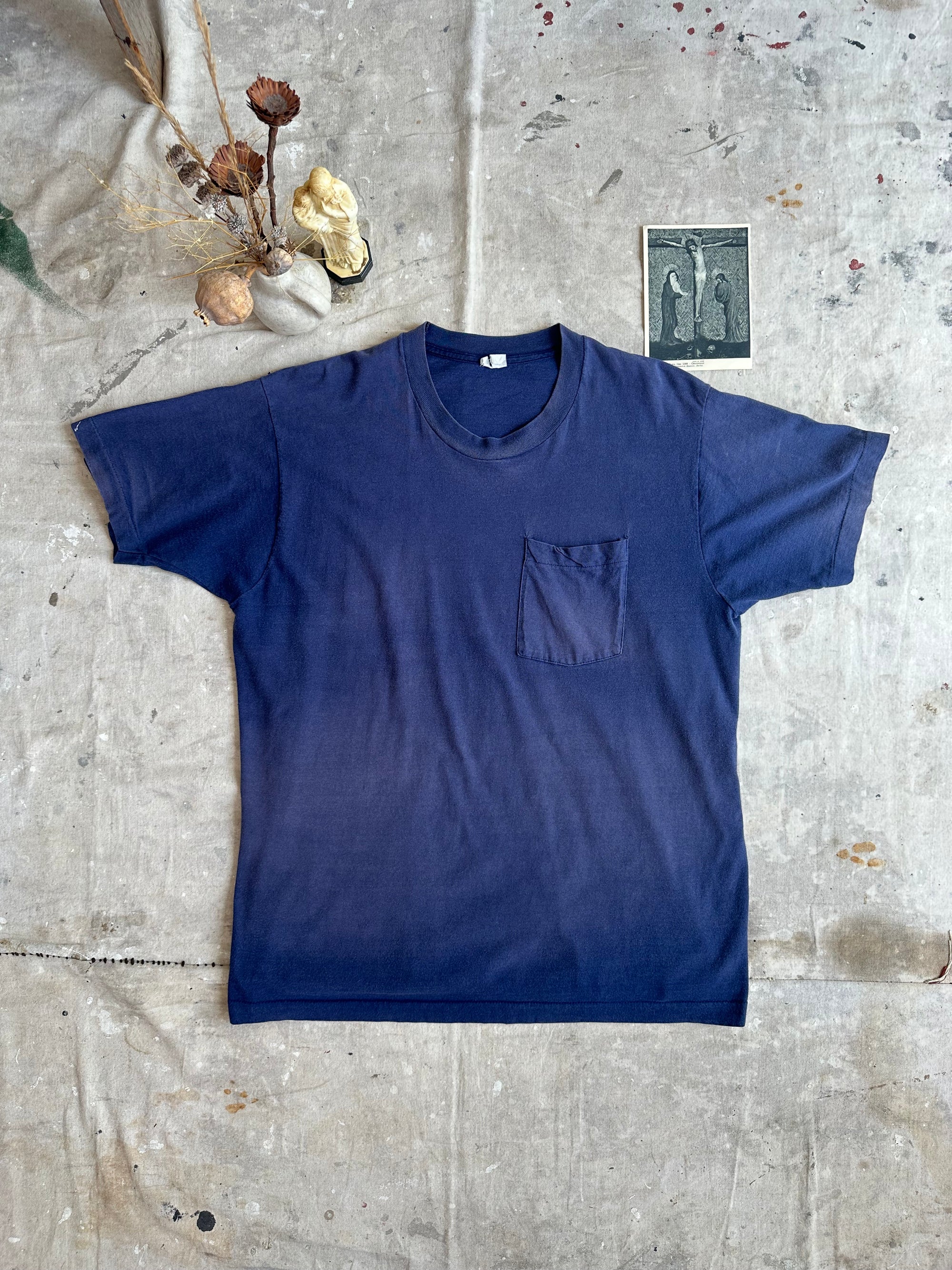 1990s Sunfaded Pocket Tee