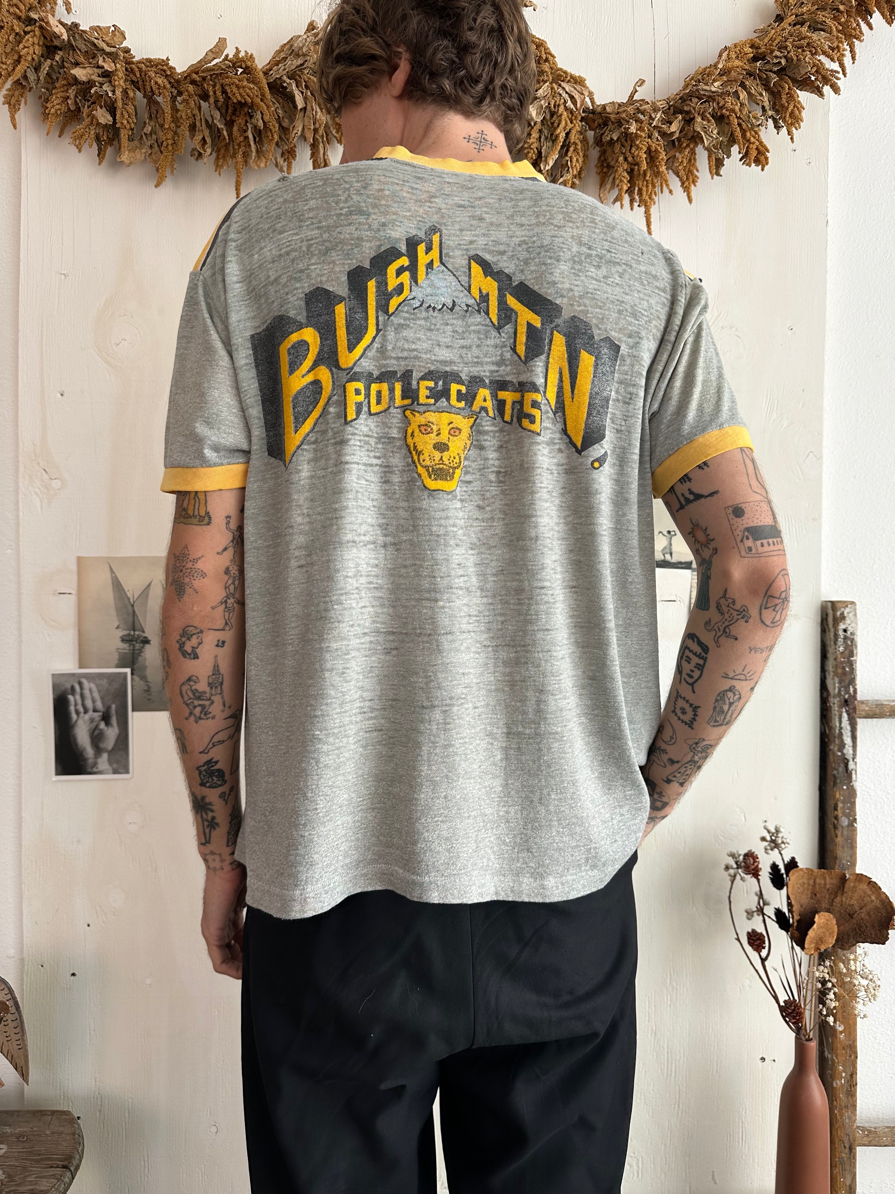 1970s Paper Thin Bush Mountain Athletic Tee (Boxy XL)