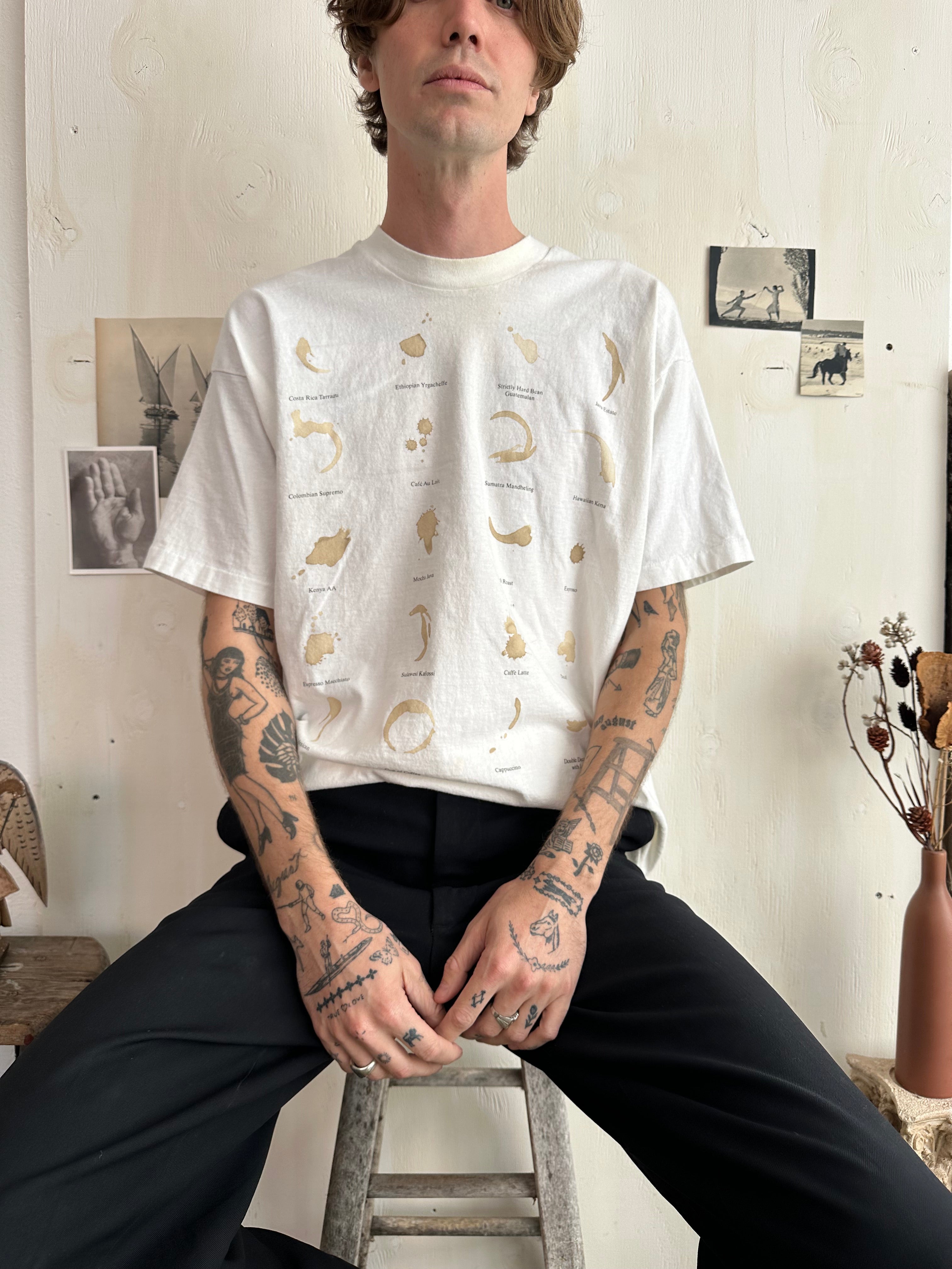 1990s Coffee Stain T-Shirt (XL)