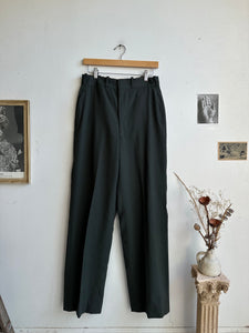 1960s Forest Green Trousers (29 x 31)