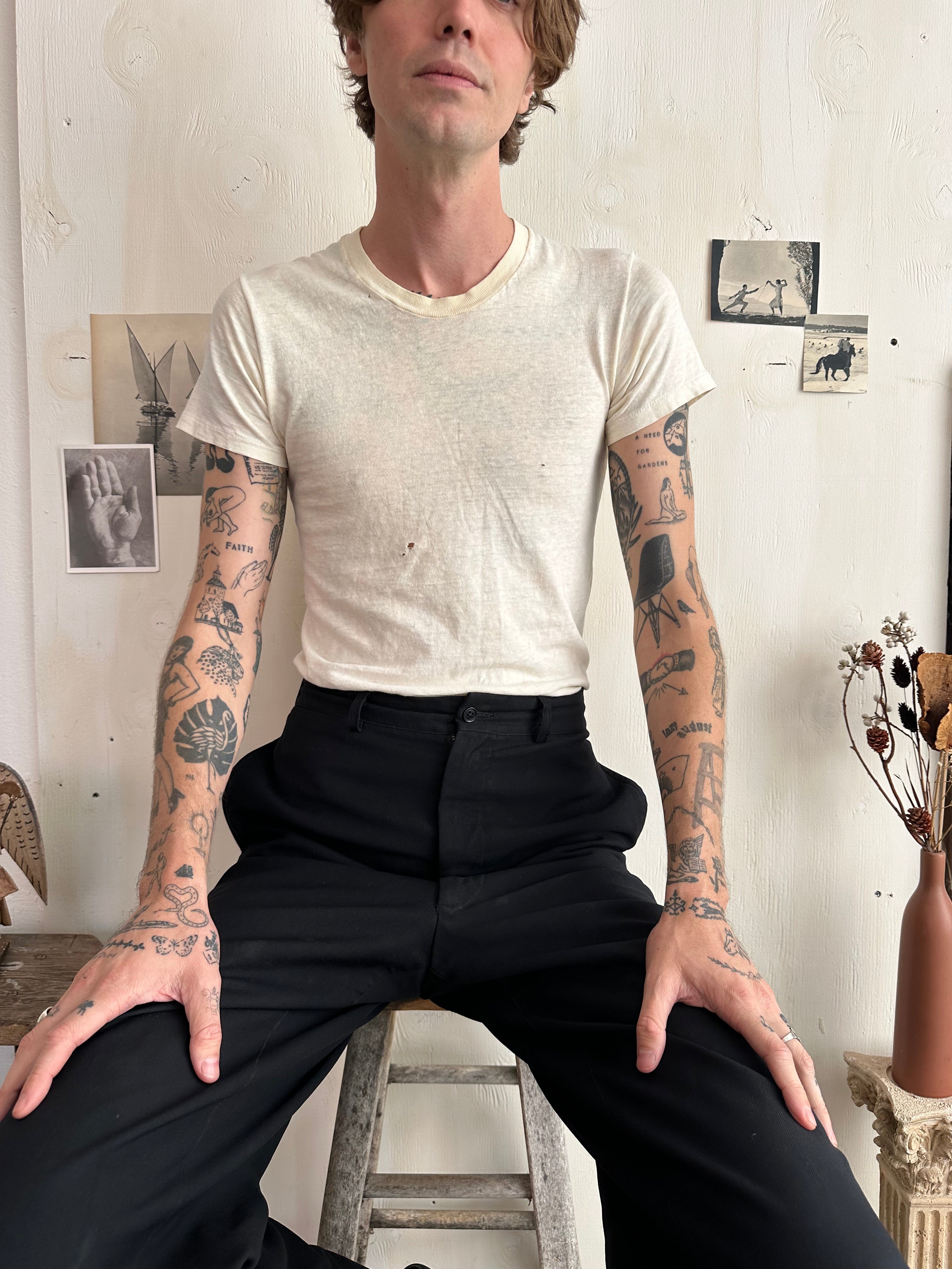 1970s Well-Worn Hanes Blank (S)