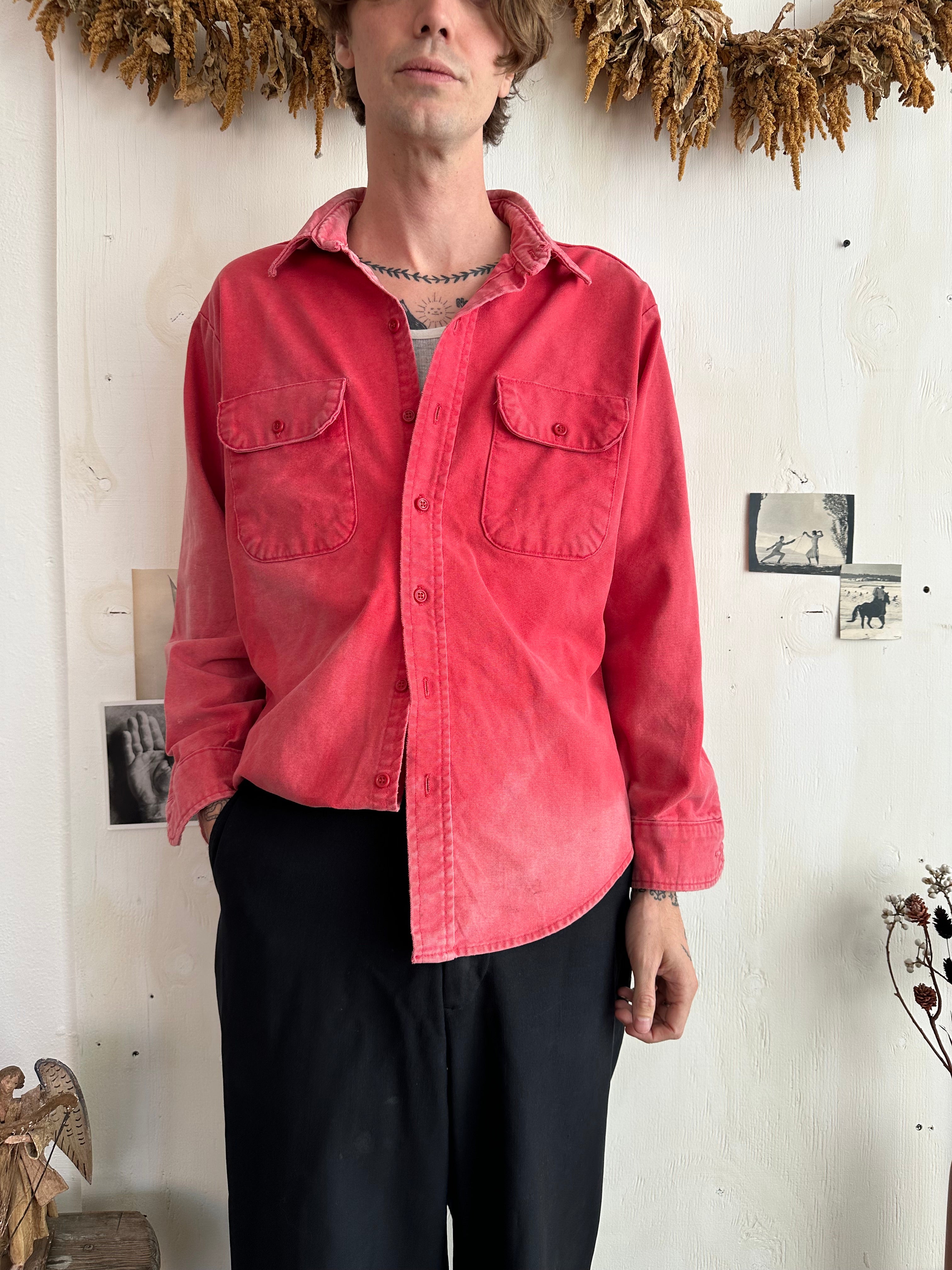 Sunfaded Red Work Shirt (L/XL)
