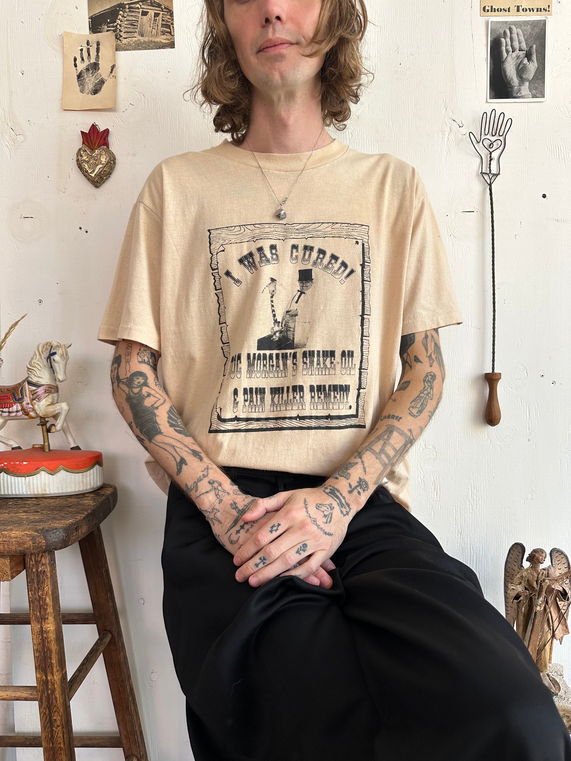 1980s Snake Oil Pain Killer Tee