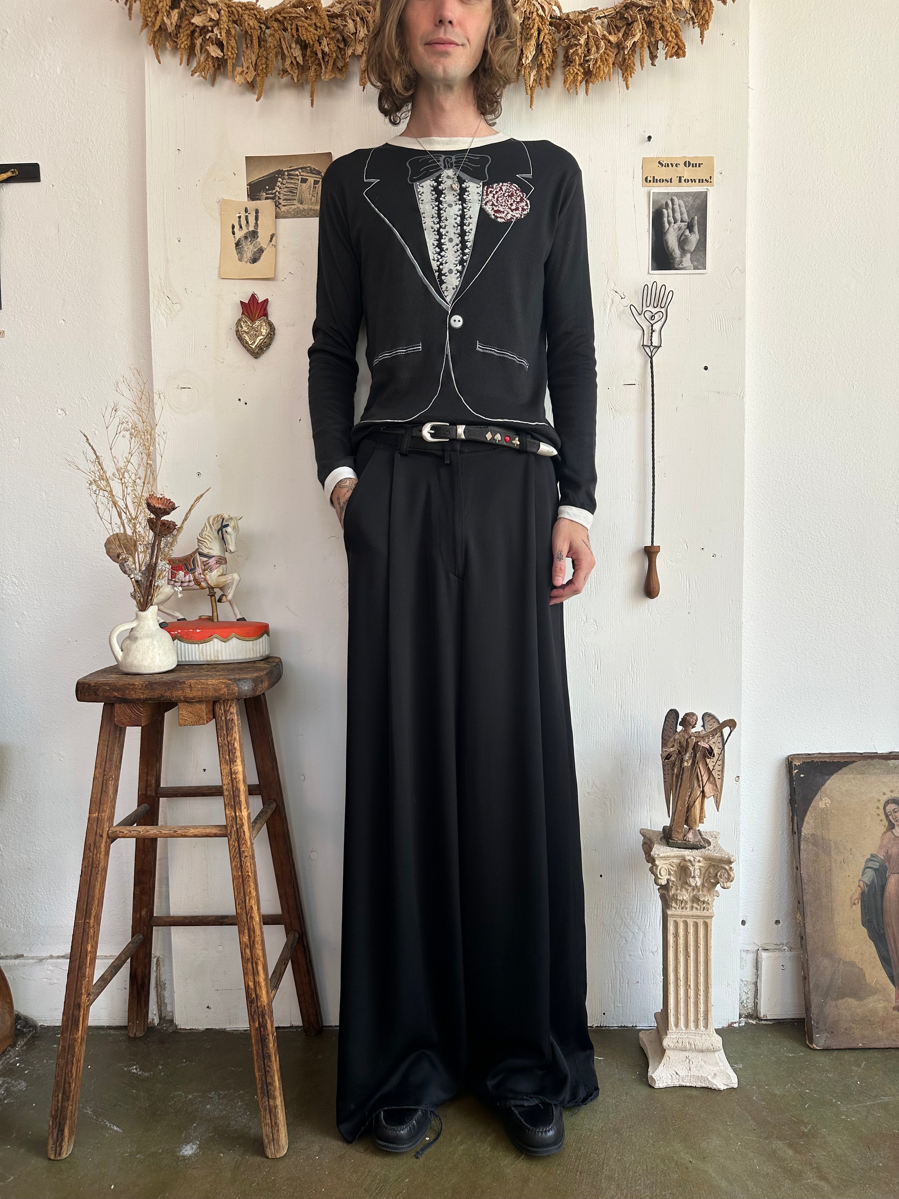 1970s Tuxedo Long Sleeve (M)