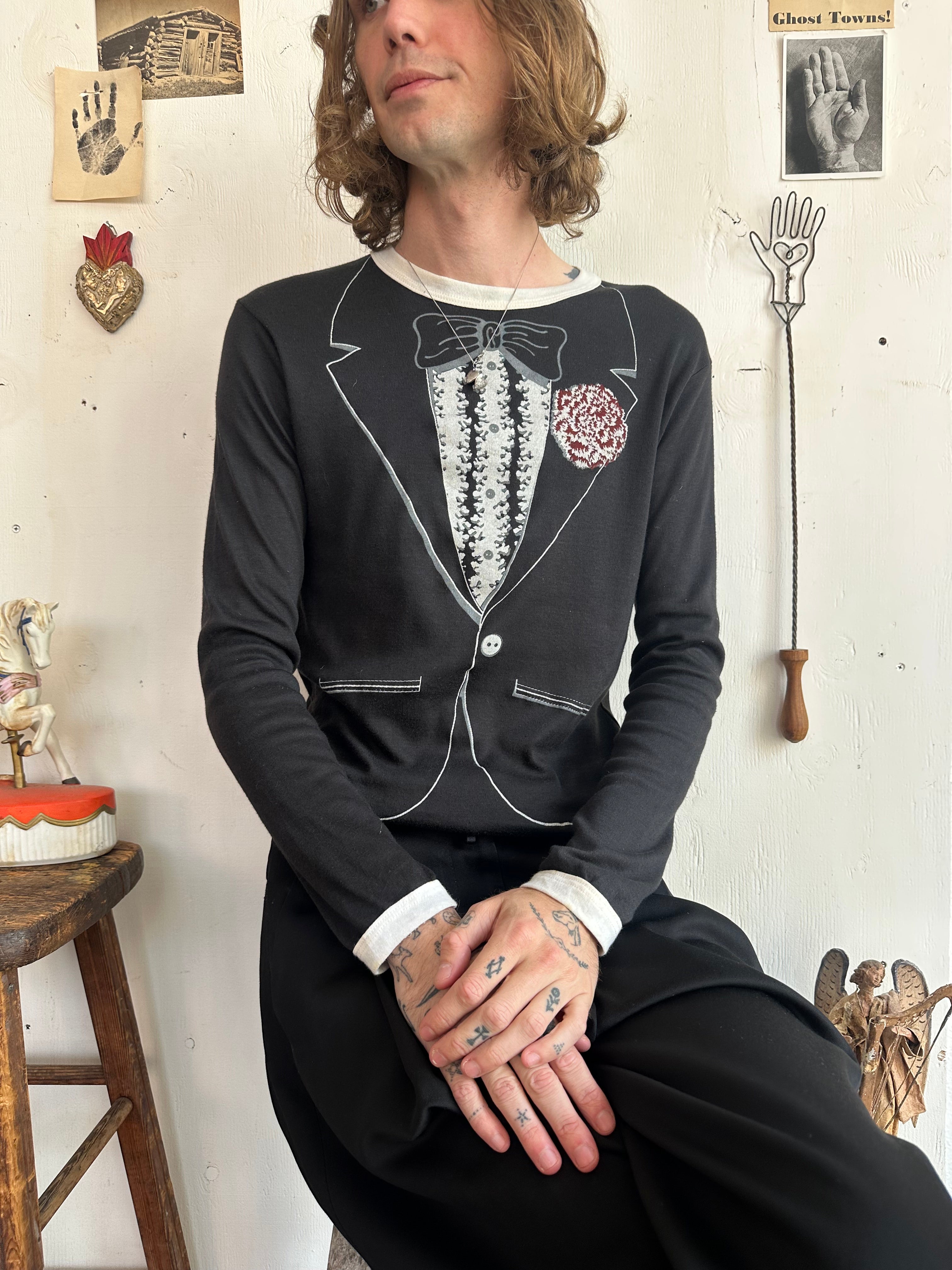 1970s Tuxedo Long Sleeve (M)