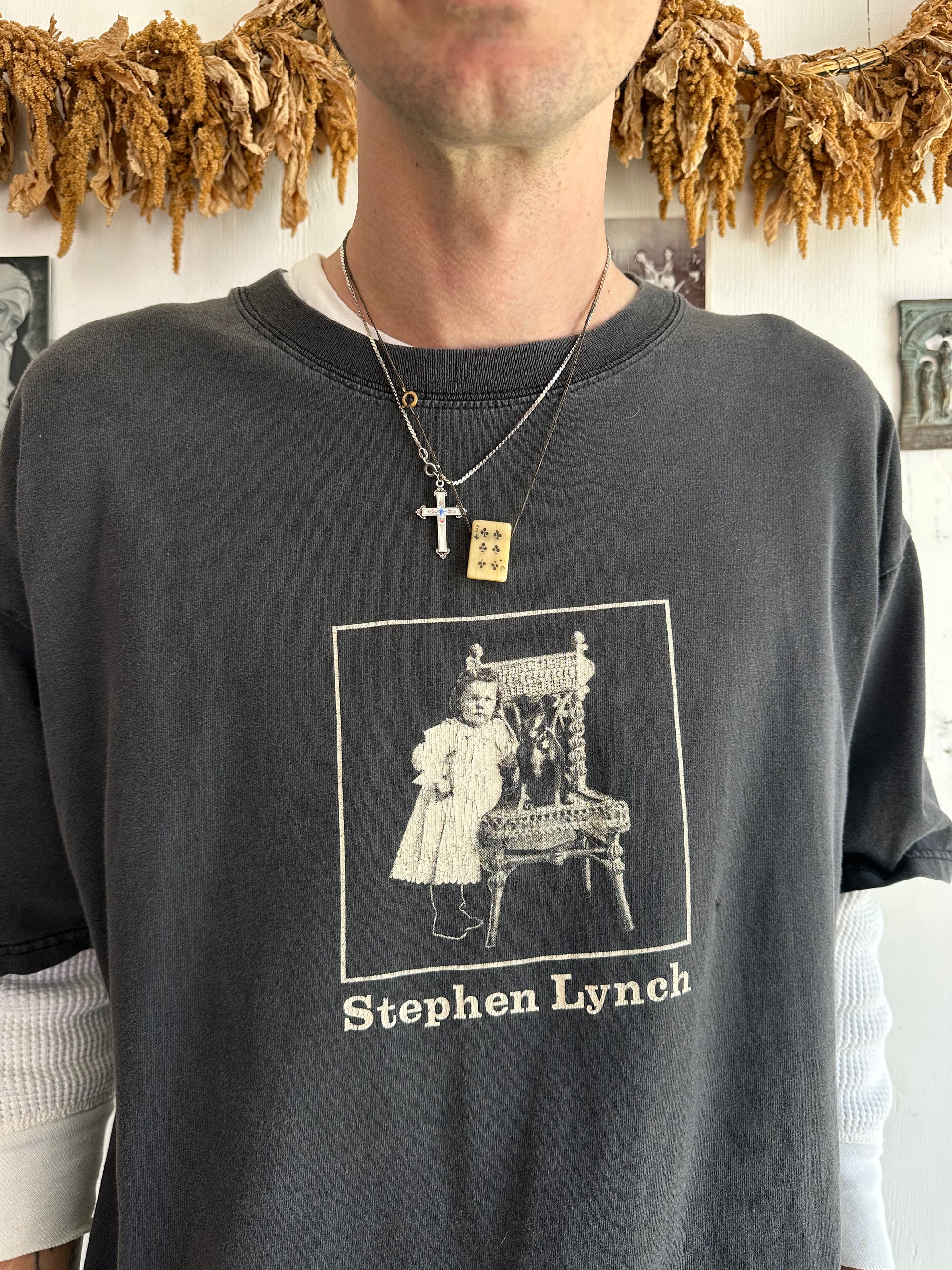 2000 Faded Stephen Lynch Album Tee