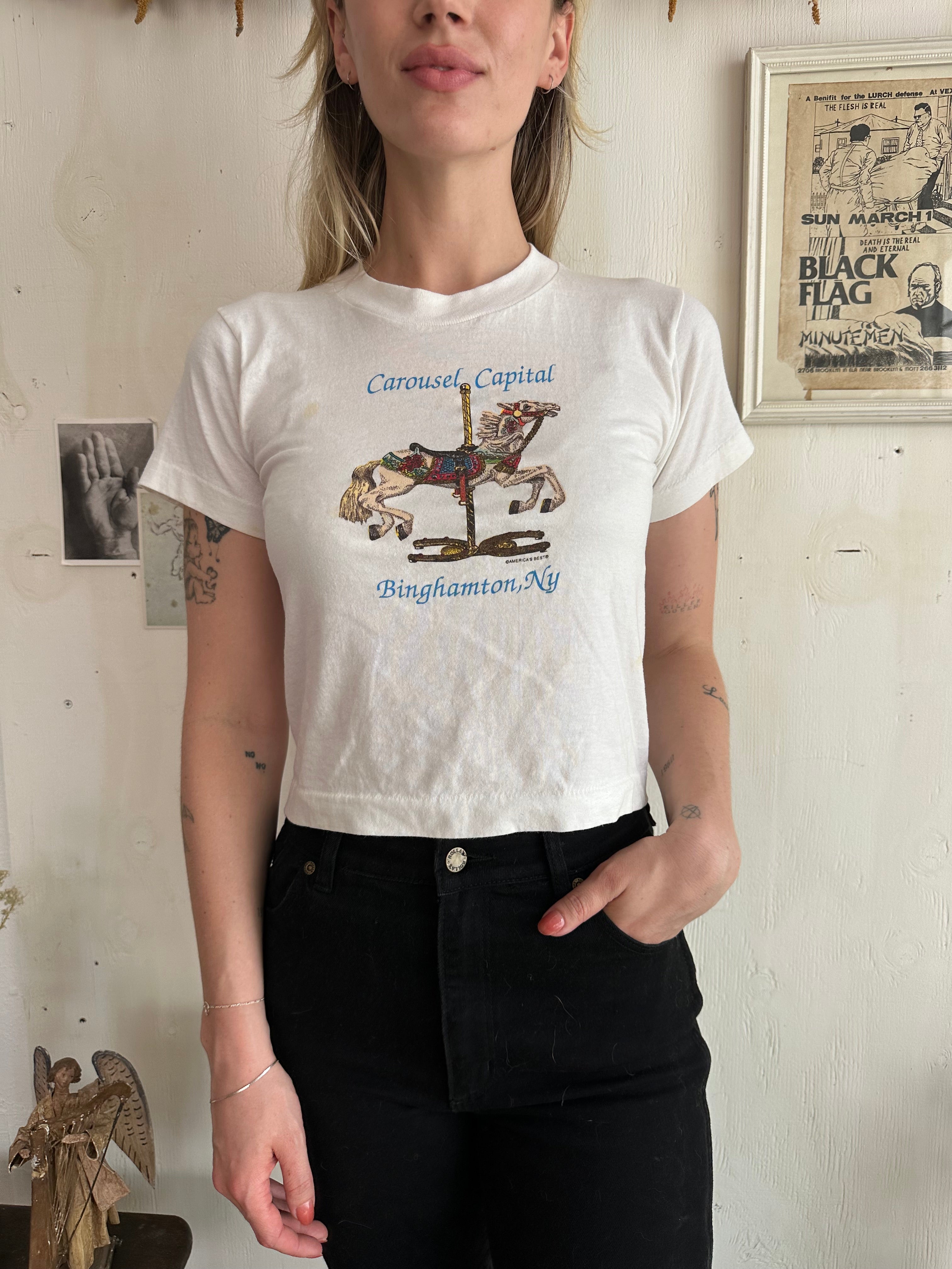 1990s Carousel Capital Baby Tee (XS)
