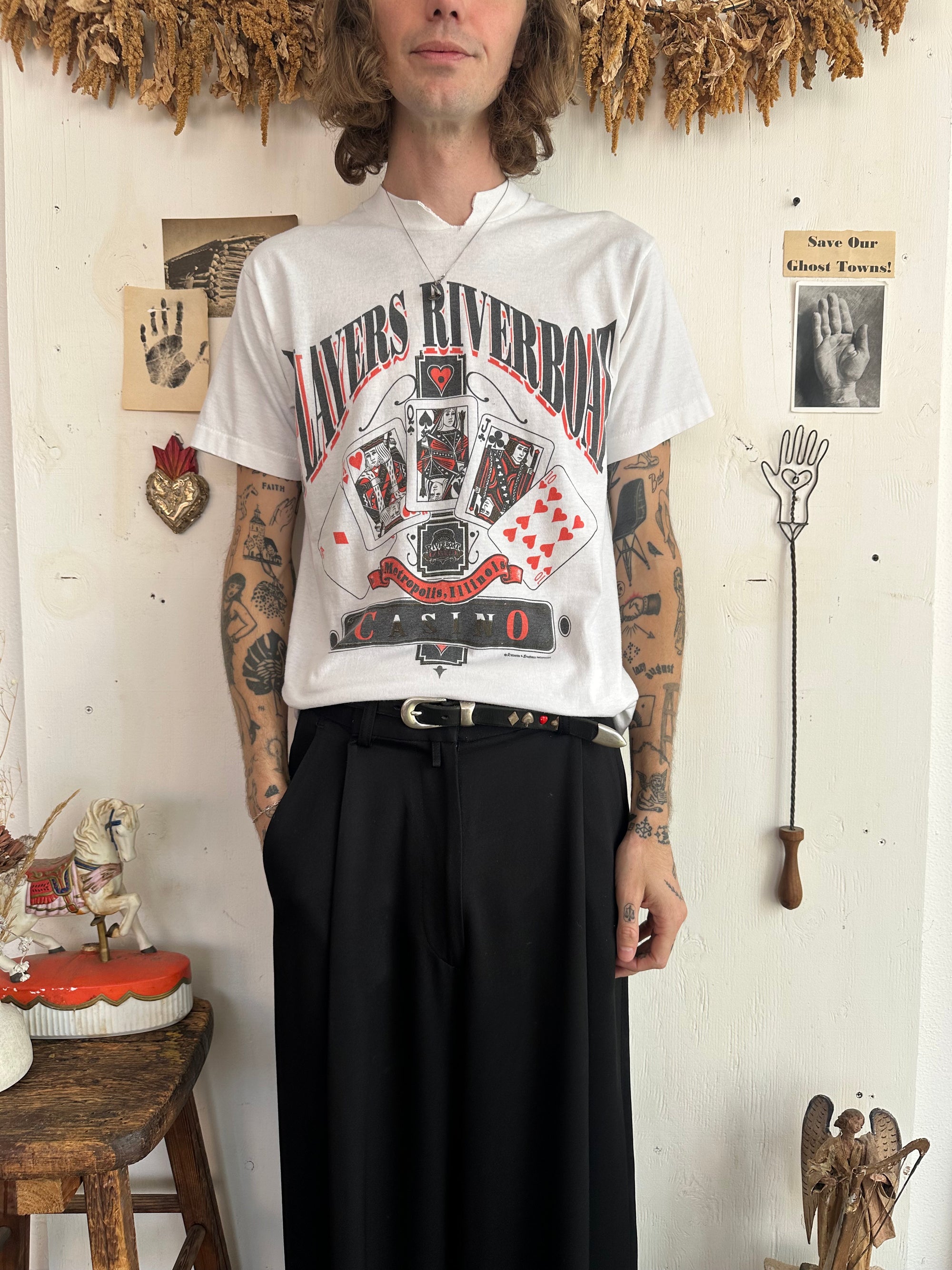 1990s Poker T-Shirt (M)