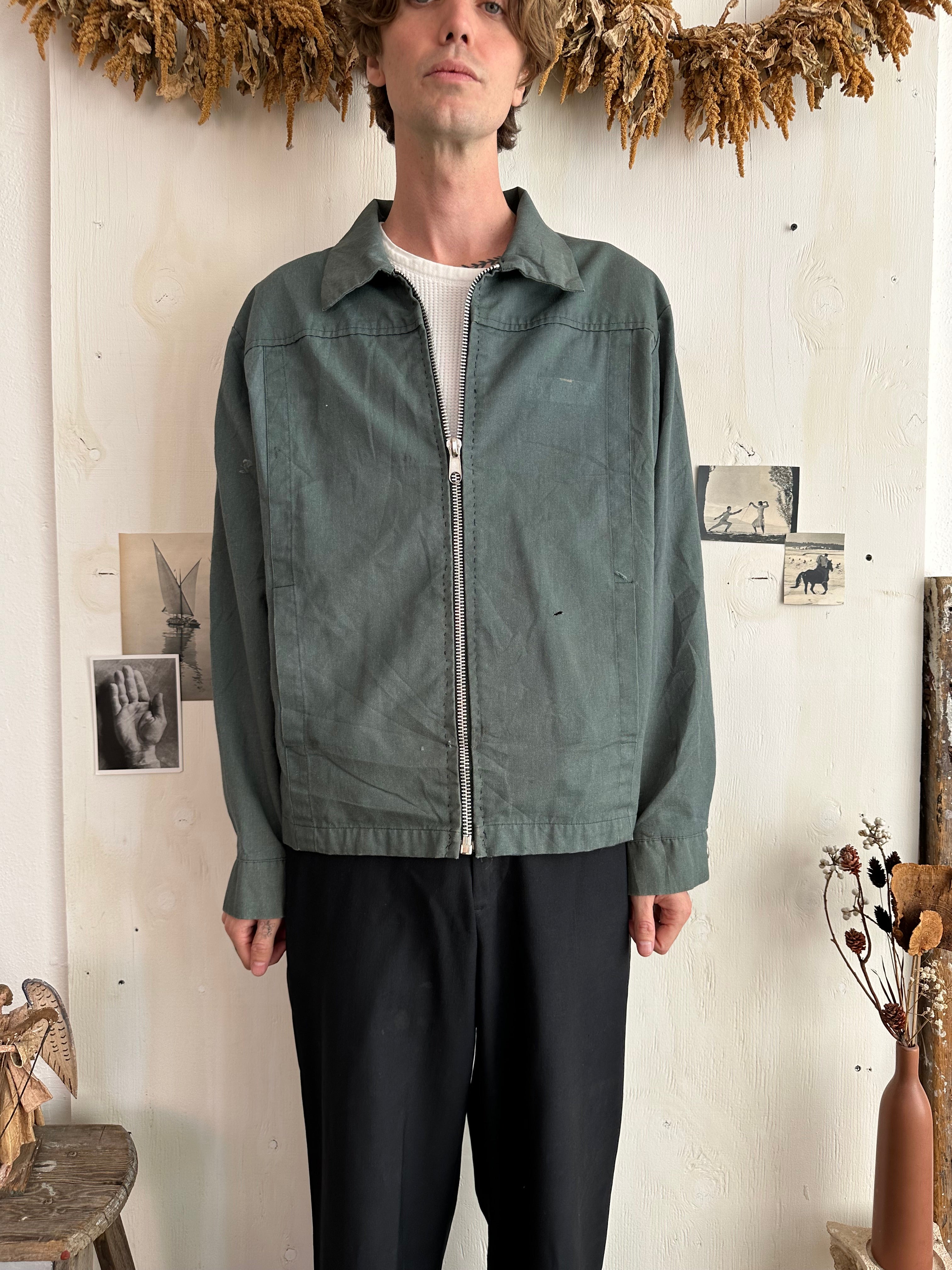 1960s Sunfaded Work Jacket (Boxy XL)