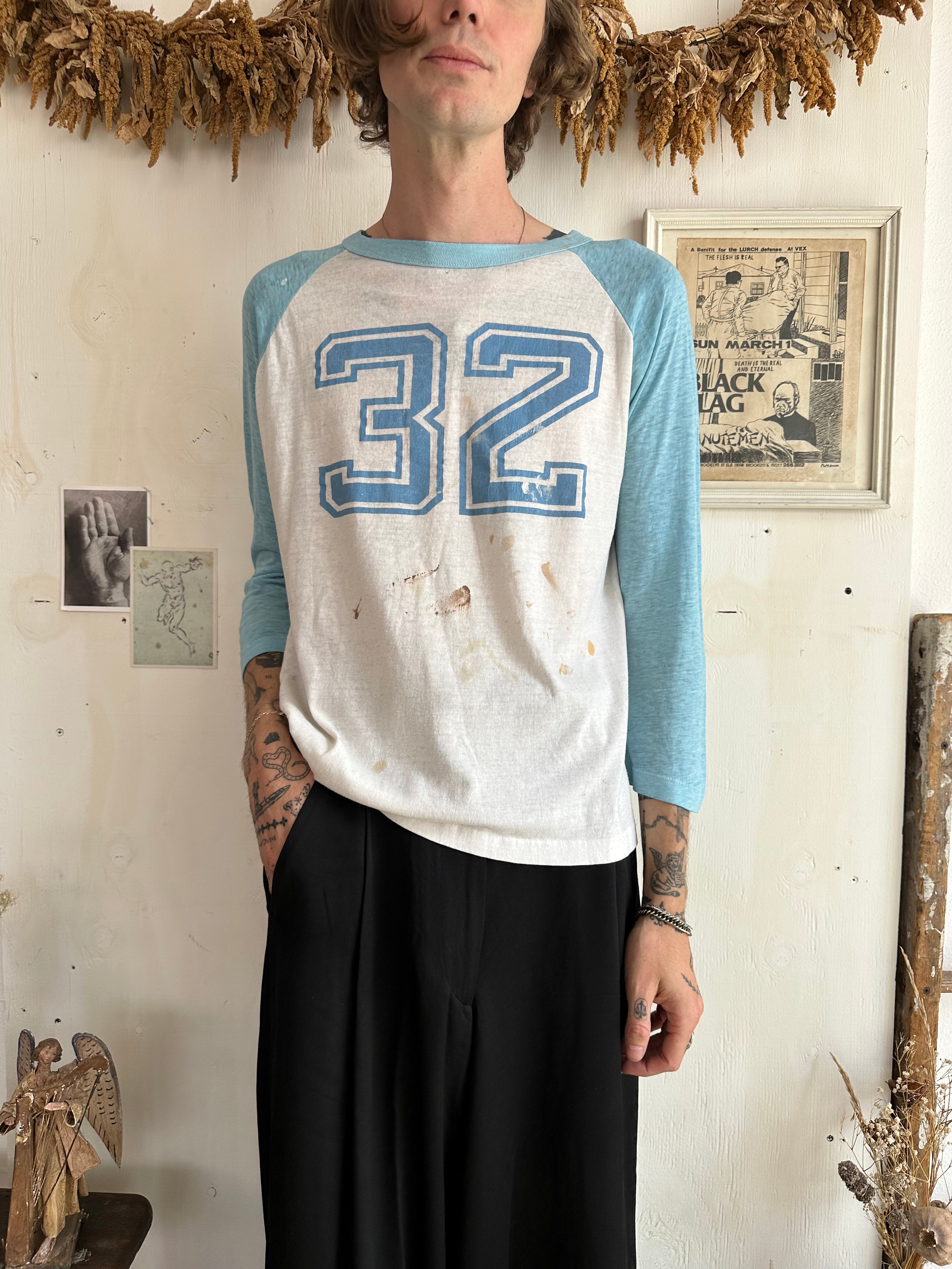 1980s Paper Thin 32 Jersey Tee (Boxy M/L)