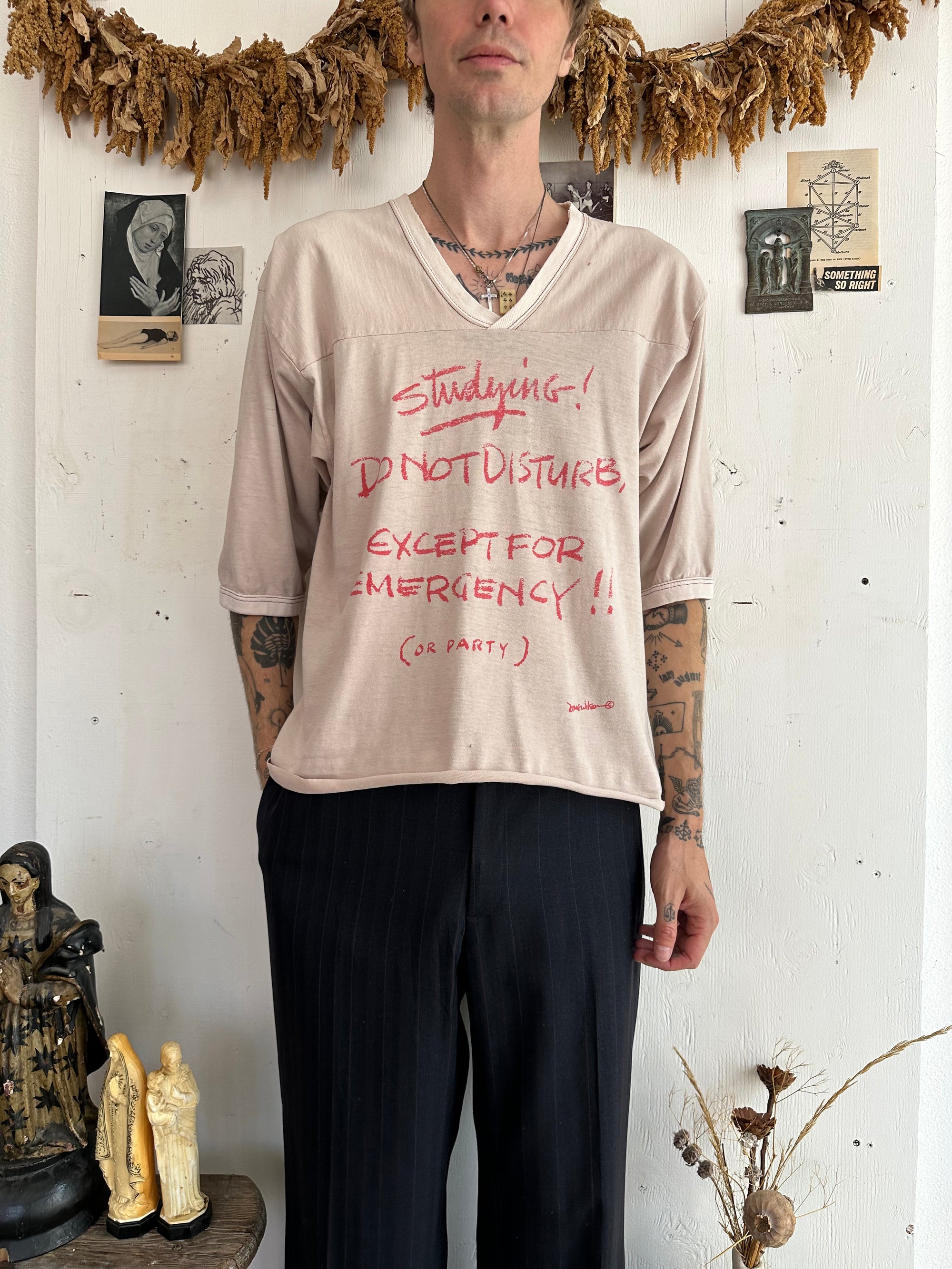 1970s Well Worn Studying! T-Shirt
