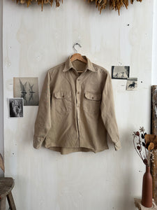 1960s Cropped Work Shirt (Boxy M)