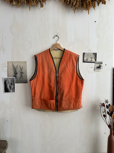 Sunfaded Sherling Lined Work Vest (Boxy M)