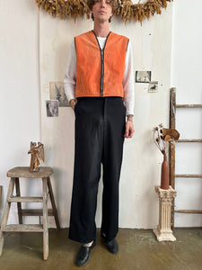 Sunfaded Sherling Lined Work Vest (Boxy M)