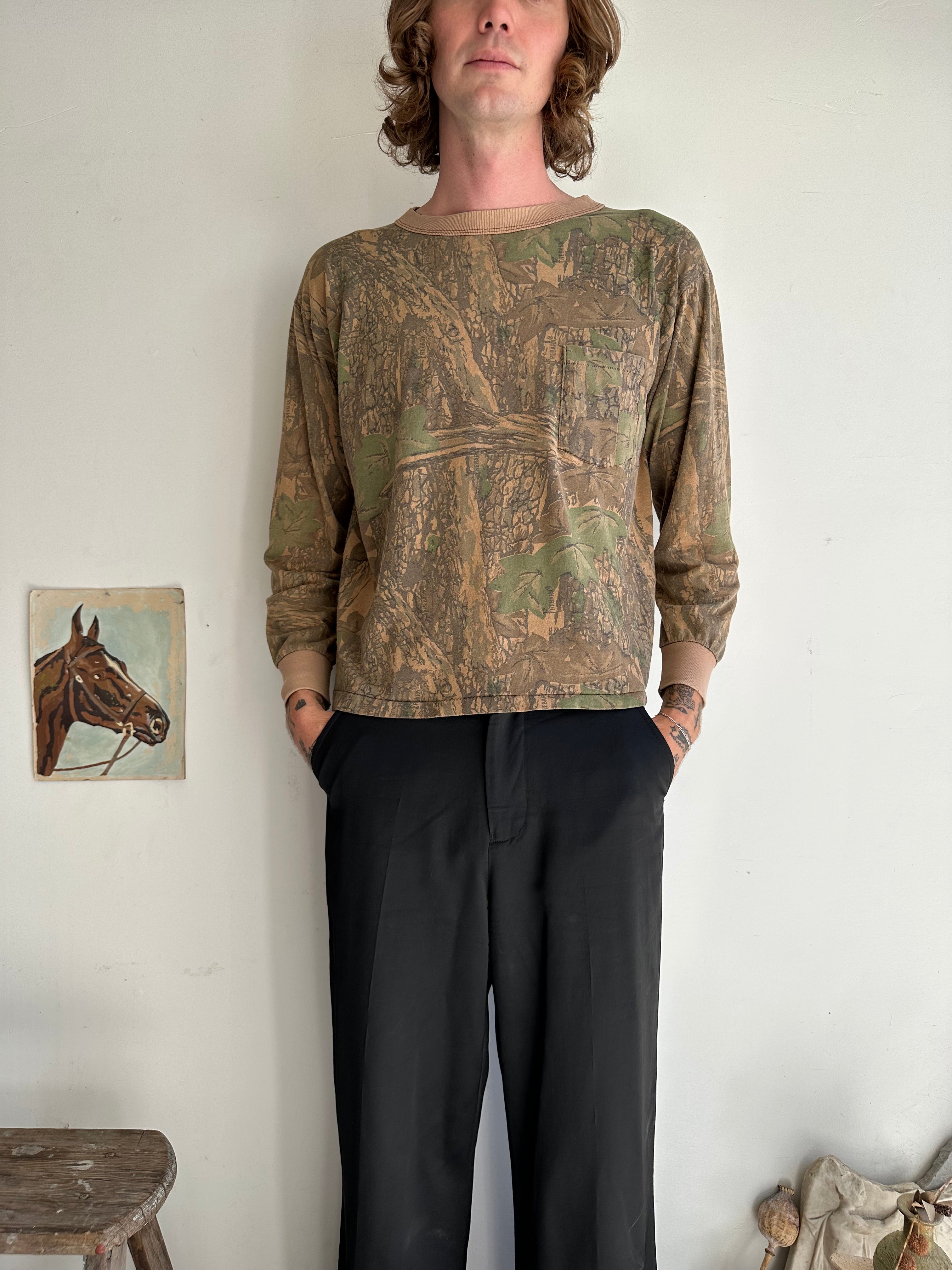 1980s Ace Camo Long Sleeve (S/M)